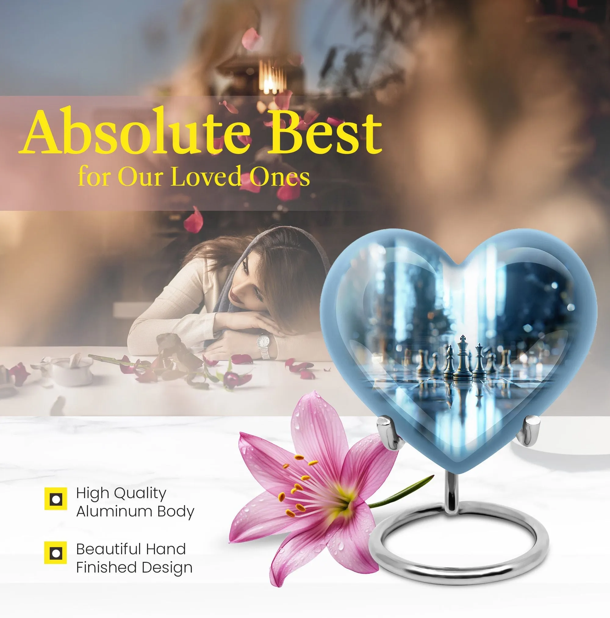 Chess Urn Exquisite Customized Burial Solution