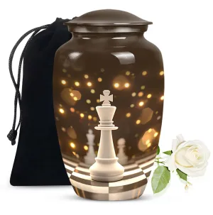 Chess Urn Memorial Urn for Ashes - Sophisticated Farewell to Men
