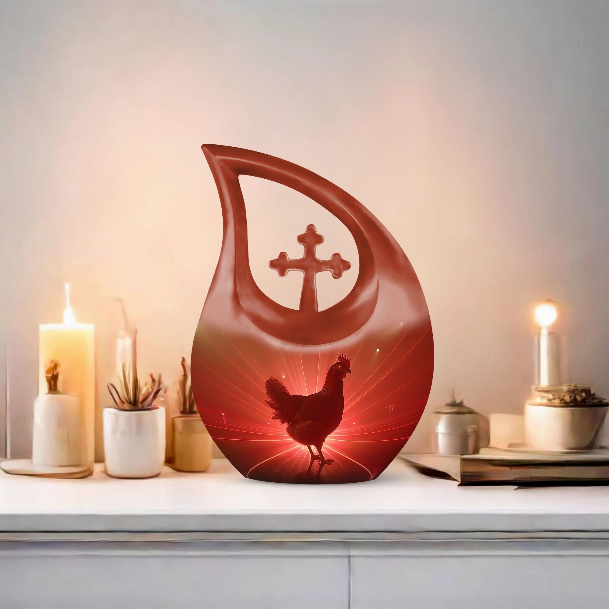 Chicken Urn Love Memorial Beautiful Personalized Urn For Ashes