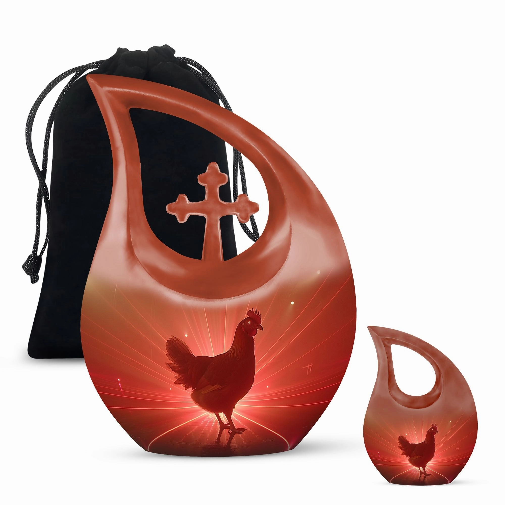Chicken Urn Love Memorial Beautiful Personalized Urn For Ashes