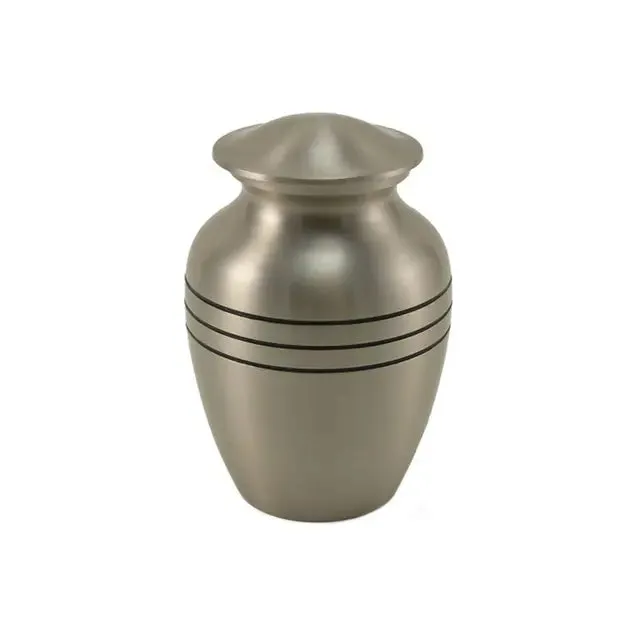 Classic Bronze Cremation Urn |  Extra Small Size For Dog or Cat | Holds up to a 40# Pet