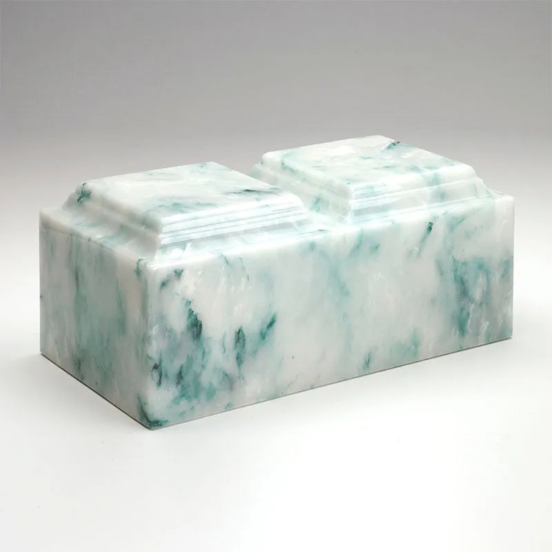 Classic Cultured Onyx Urn in Teal