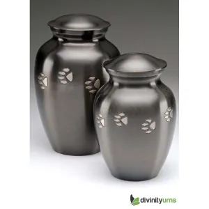 Classic Paw Print Pet Crimation Urn