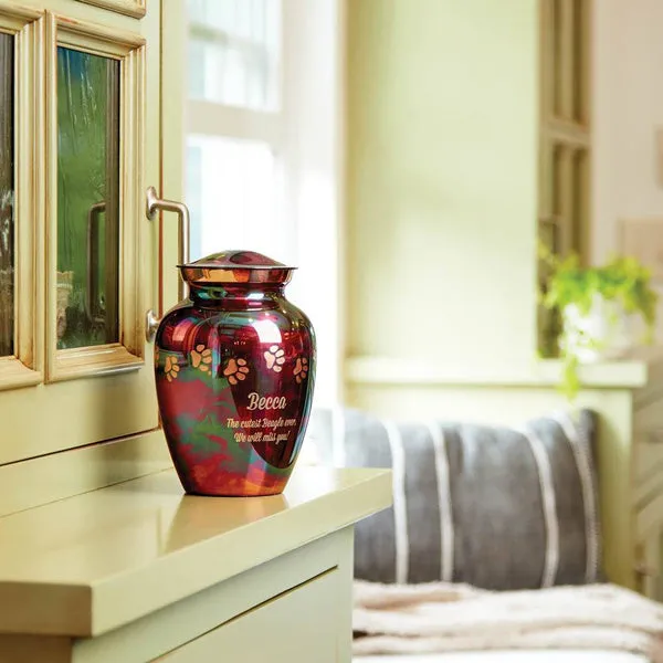 Classic Raku Pet Urn