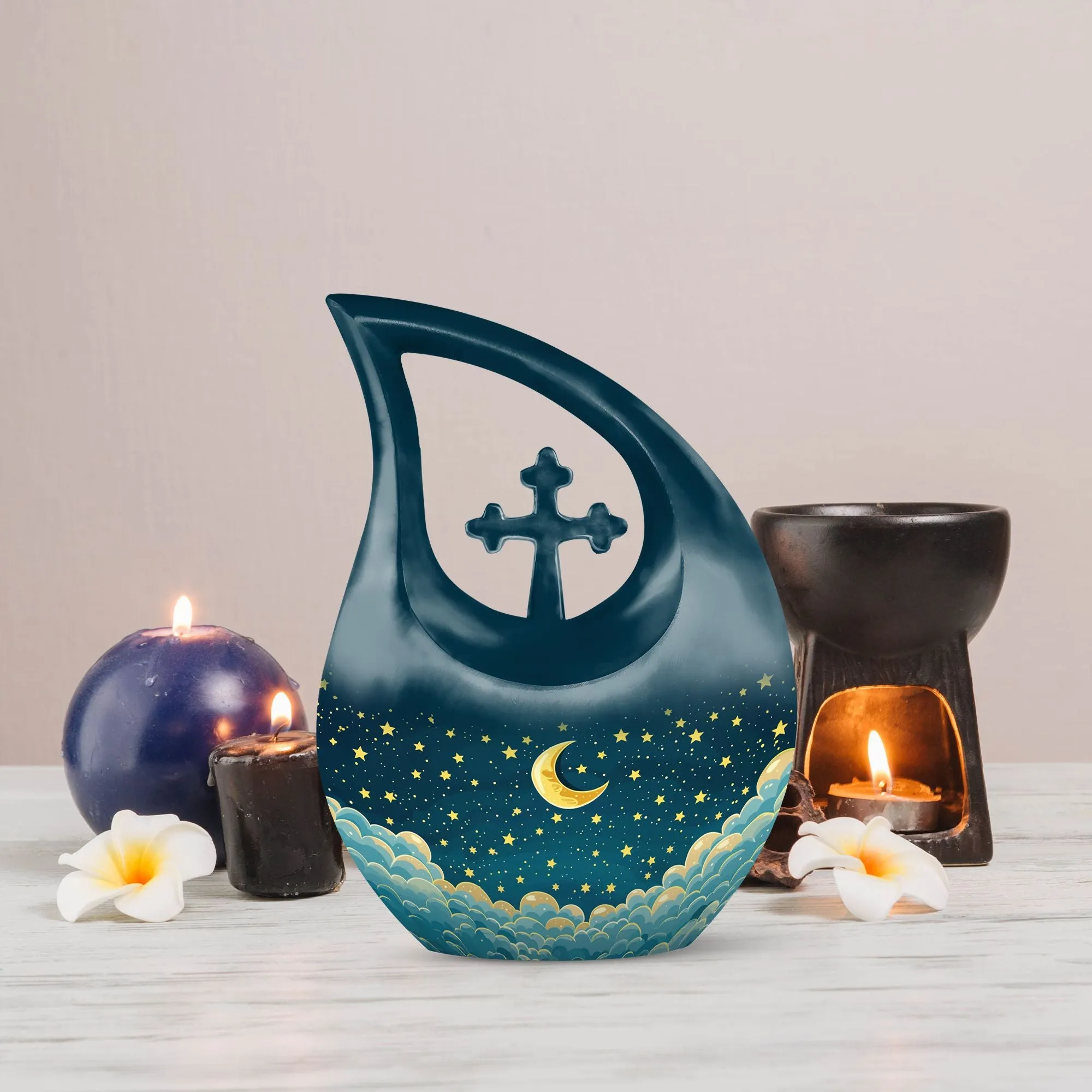 Clouds Urn Expanse - Memorial Keepsake Urn for Remembering