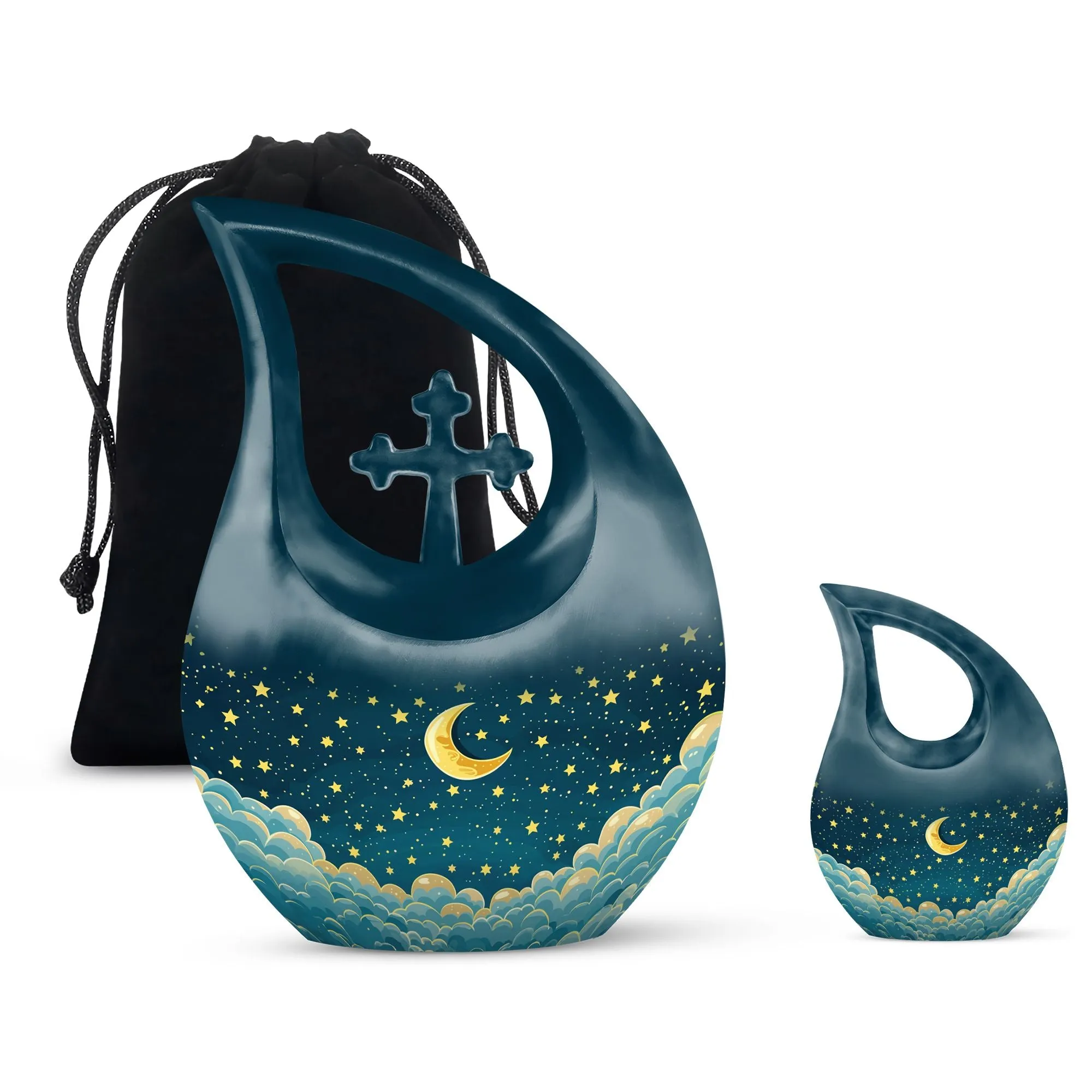 Clouds Urn Expanse - Memorial Keepsake Urn for Remembering