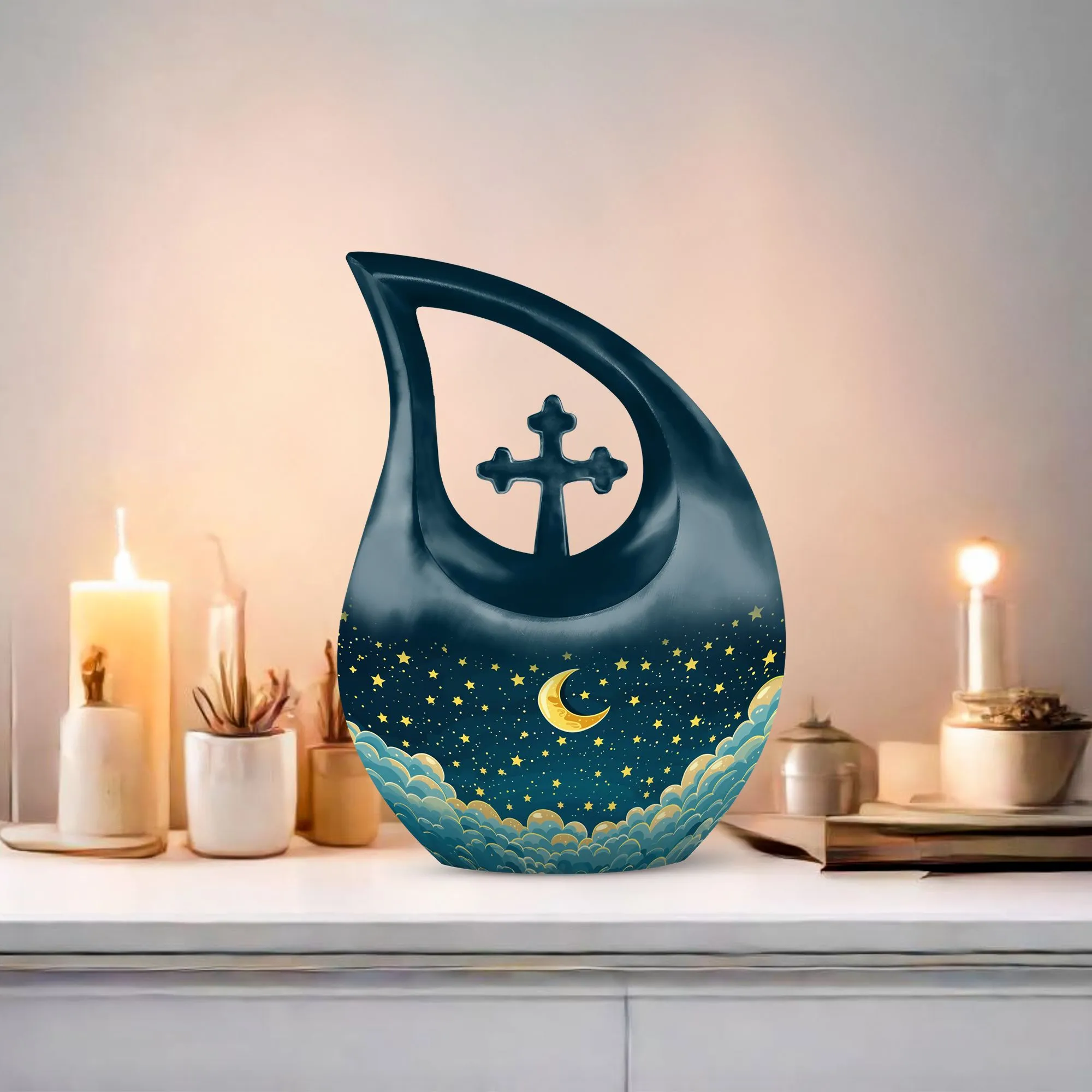Clouds Urn Expanse - Memorial Keepsake Urn for Remembering
