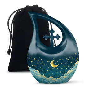Clouds Urn Expanse - Memorial Keepsake Urn for Remembering