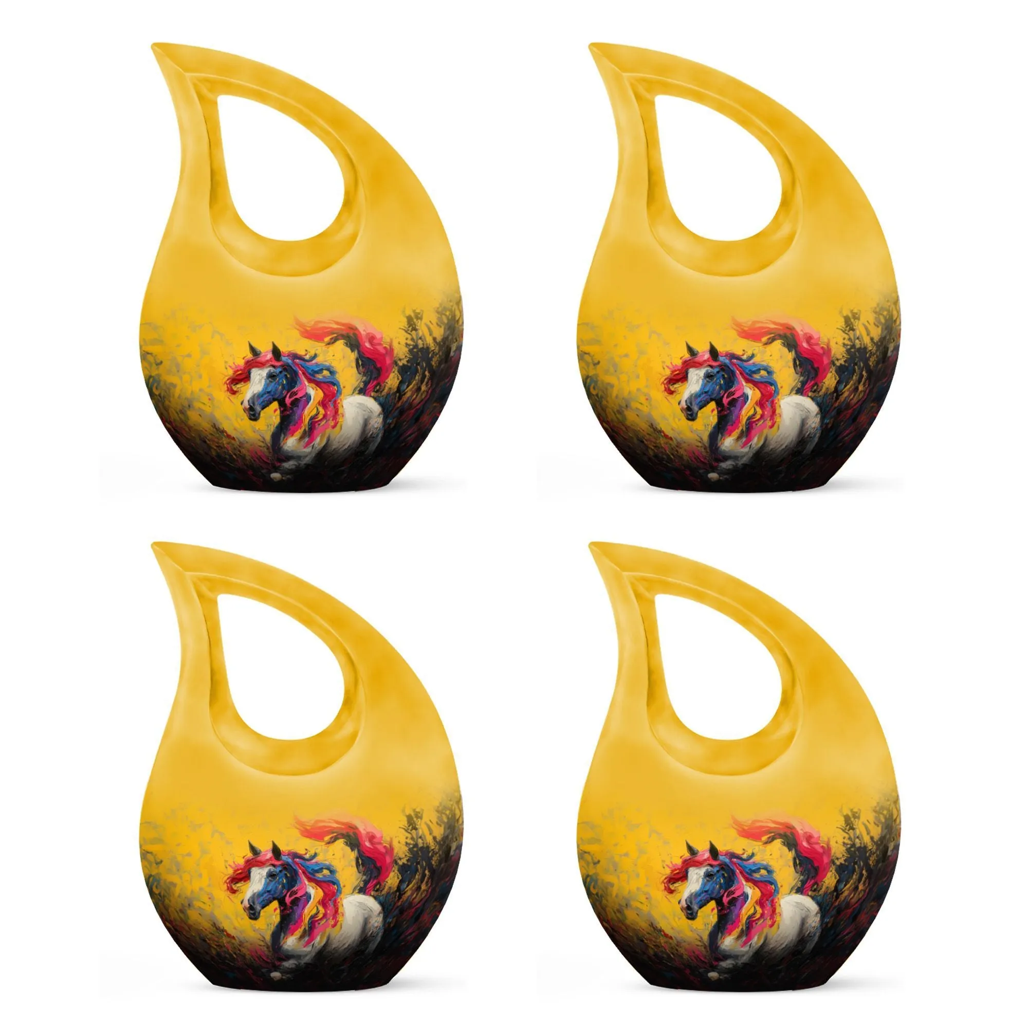 Colorful Essence Urn , Small Containers For Cremated Ashes