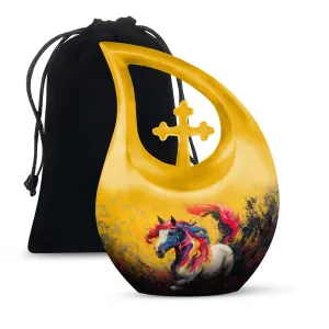 Colorful Essence Urn , Small Containers For Cremated Ashes