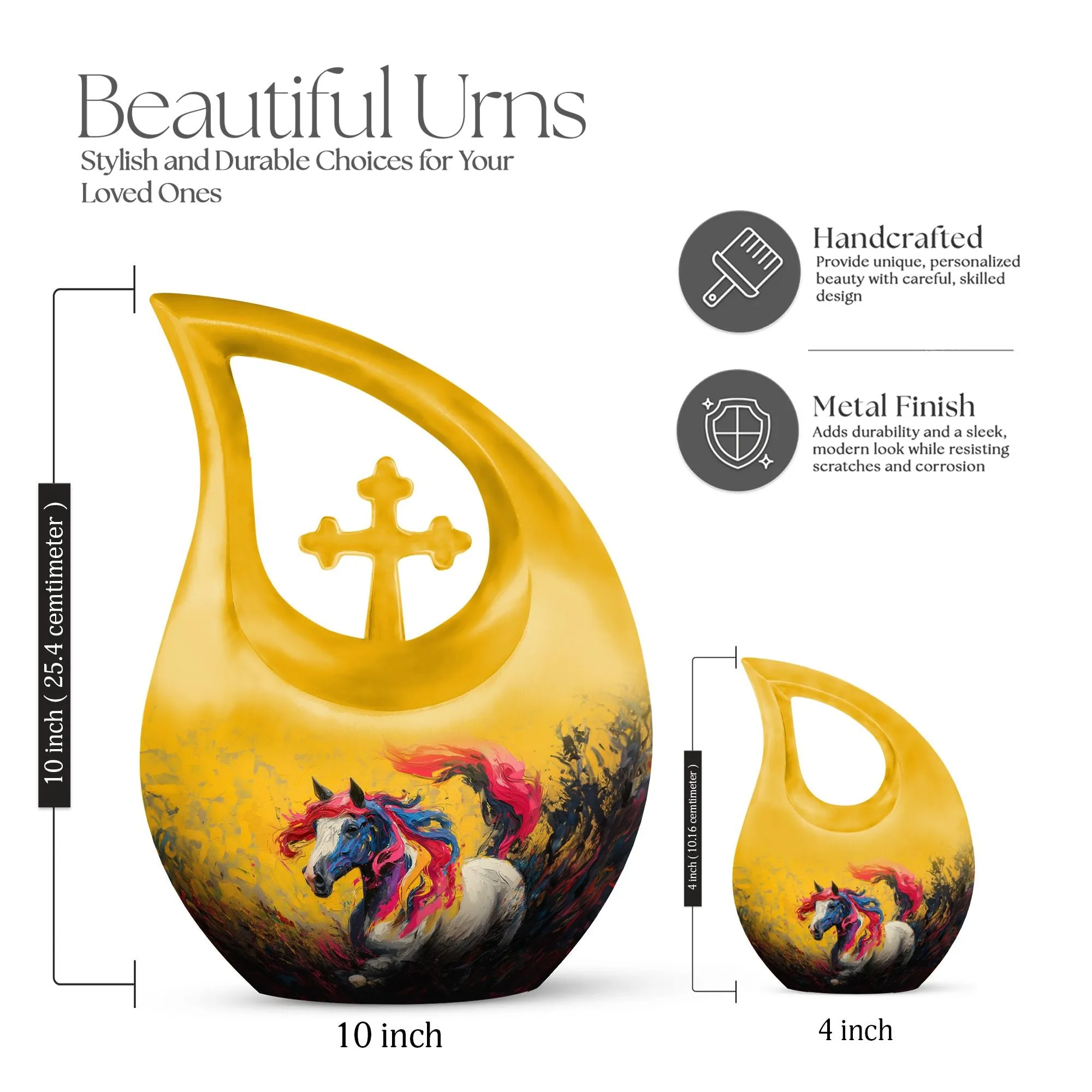 Colorful Essence Urn , Small Containers For Cremated Ashes