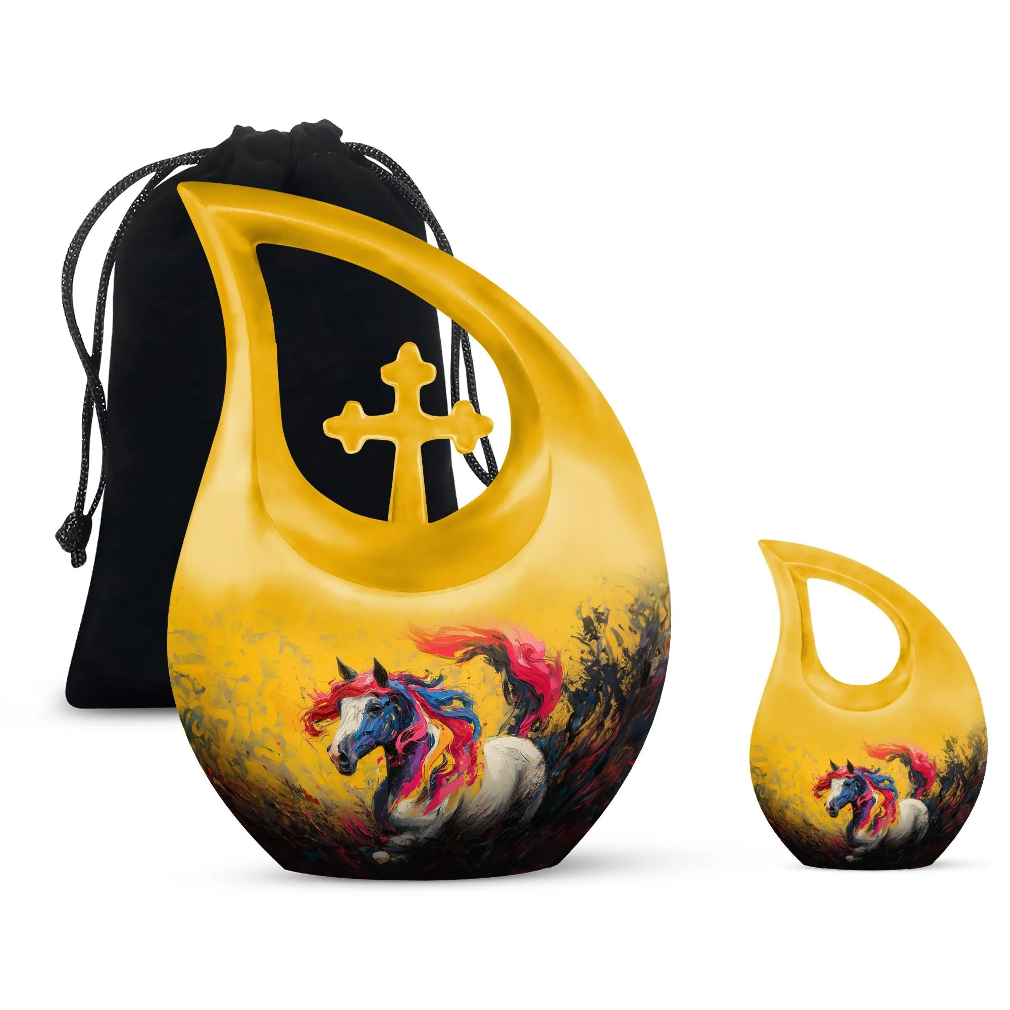 Colorful Essence Urn , Small Containers For Cremated Ashes