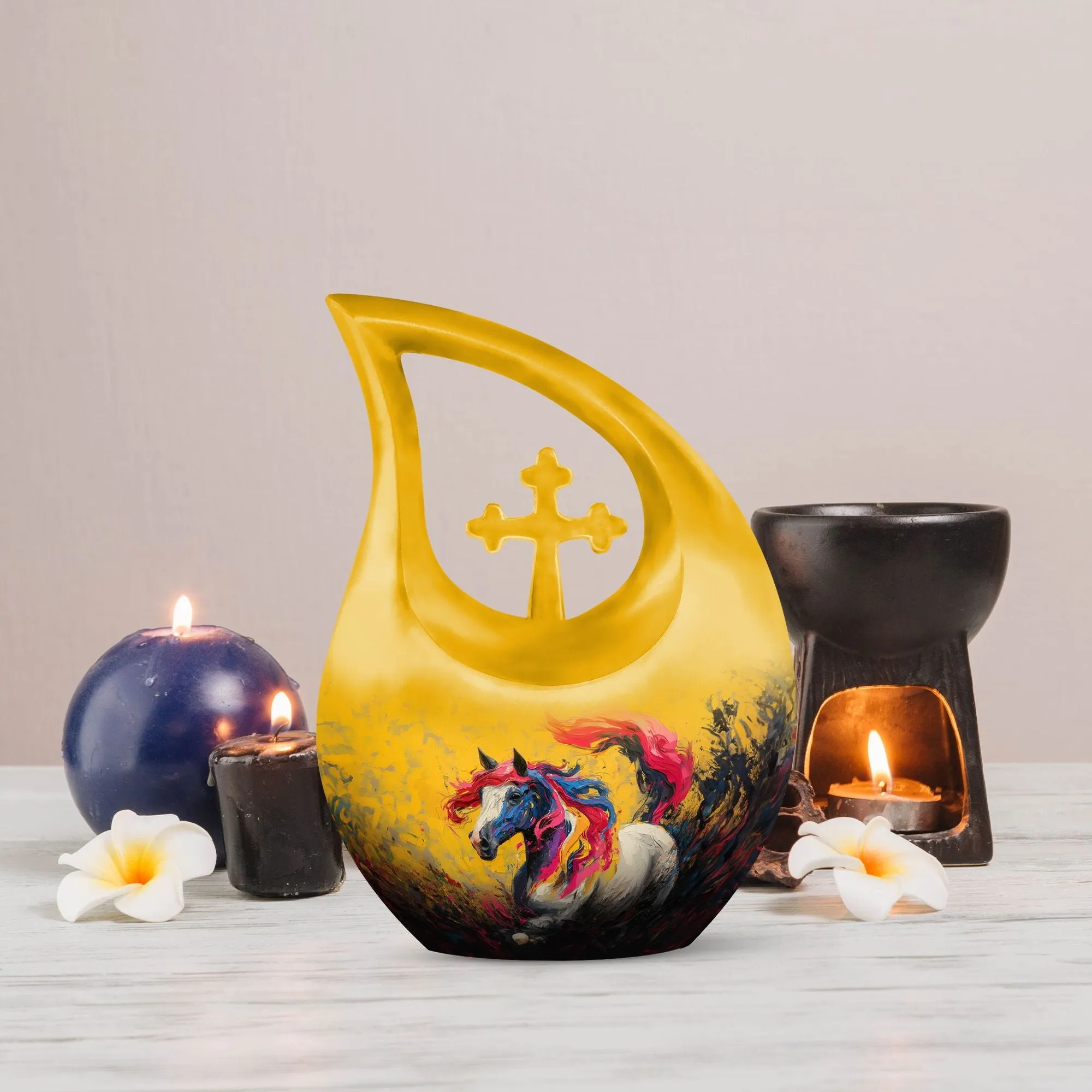 Colorful Essence Urn , Small Containers For Cremated Ashes