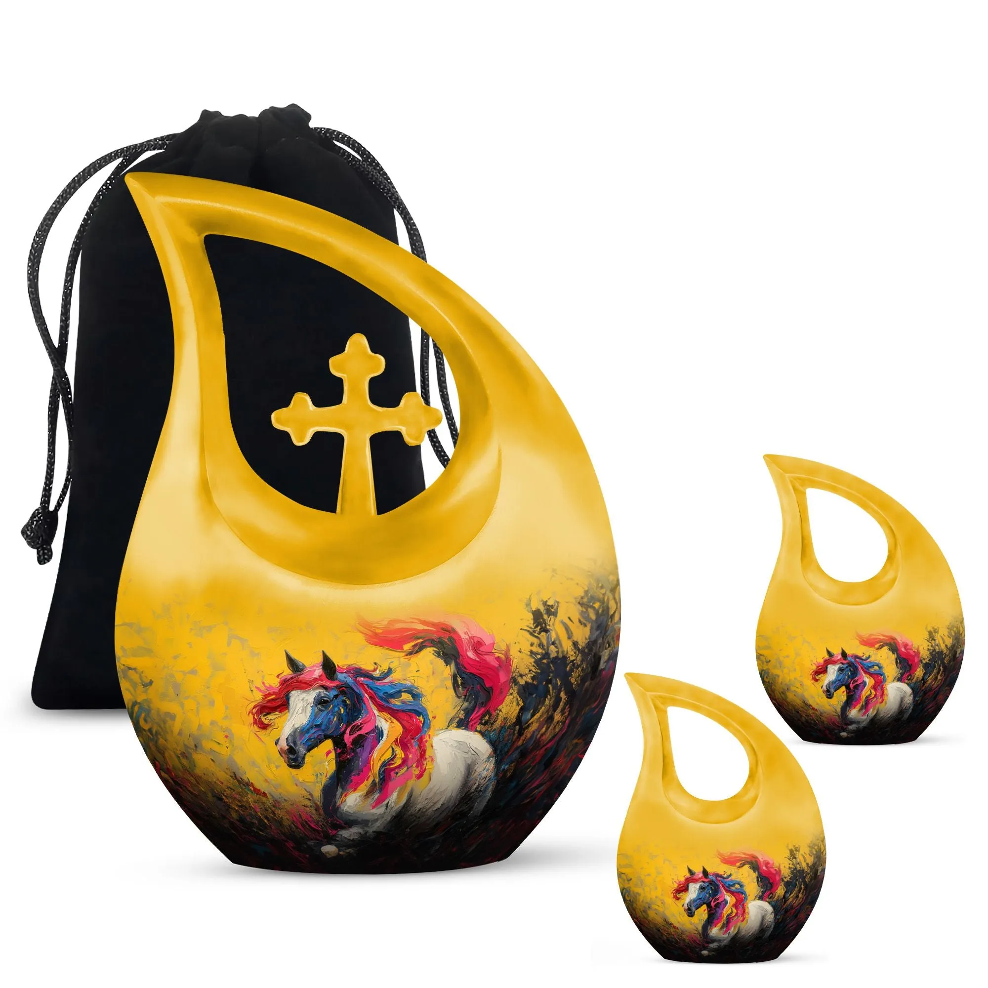Colorful Essence Urn , Small Containers For Cremated Ashes
