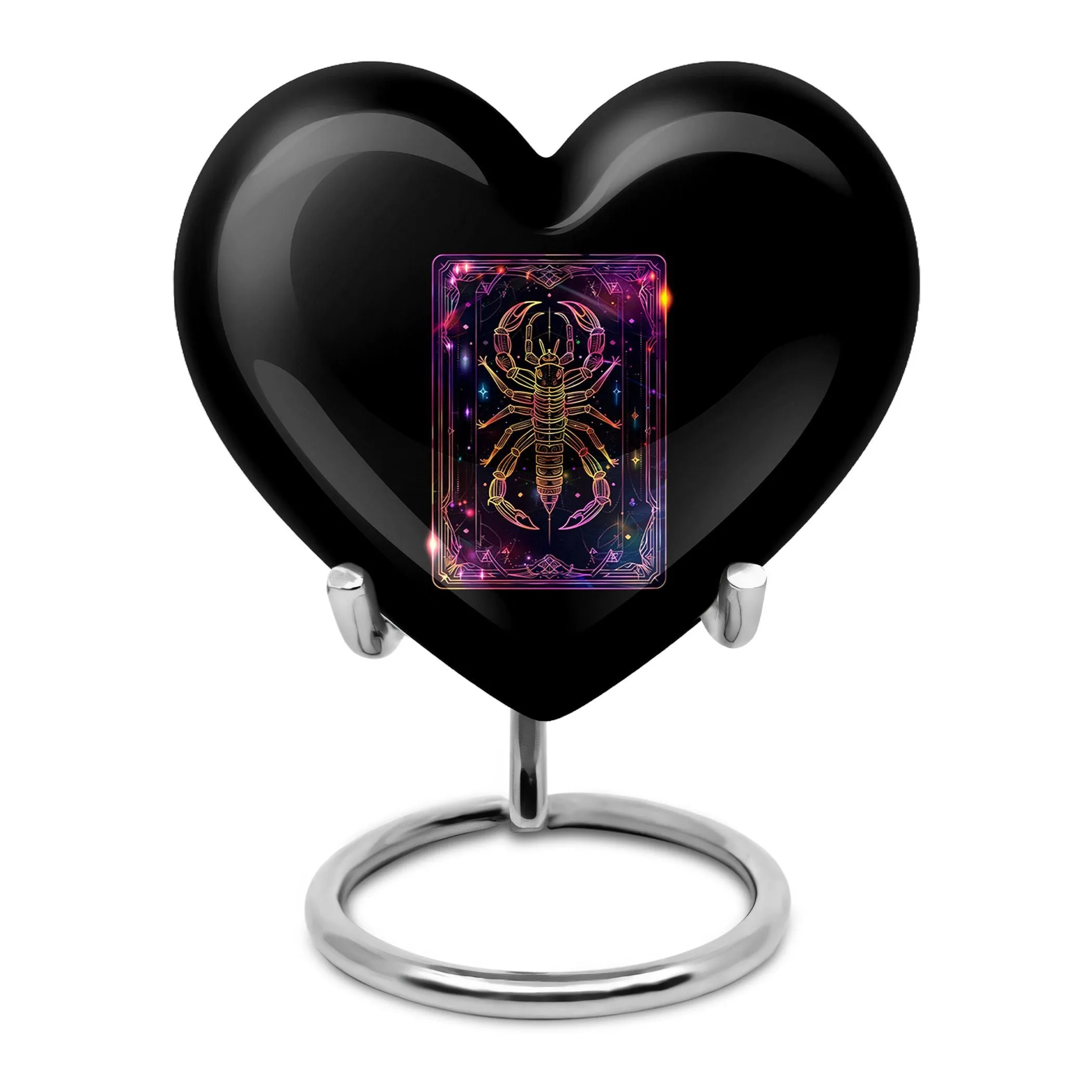 Commemorative Astro Radiance Cremation Urn with Zodiac Symbolism