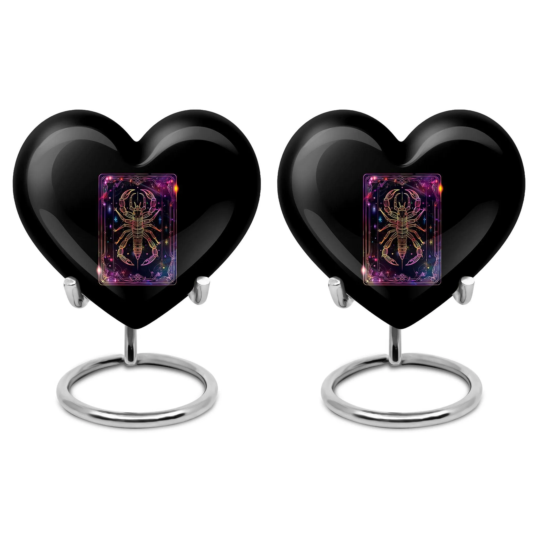 Commemorative Astro Radiance Cremation Urn with Zodiac Symbolism