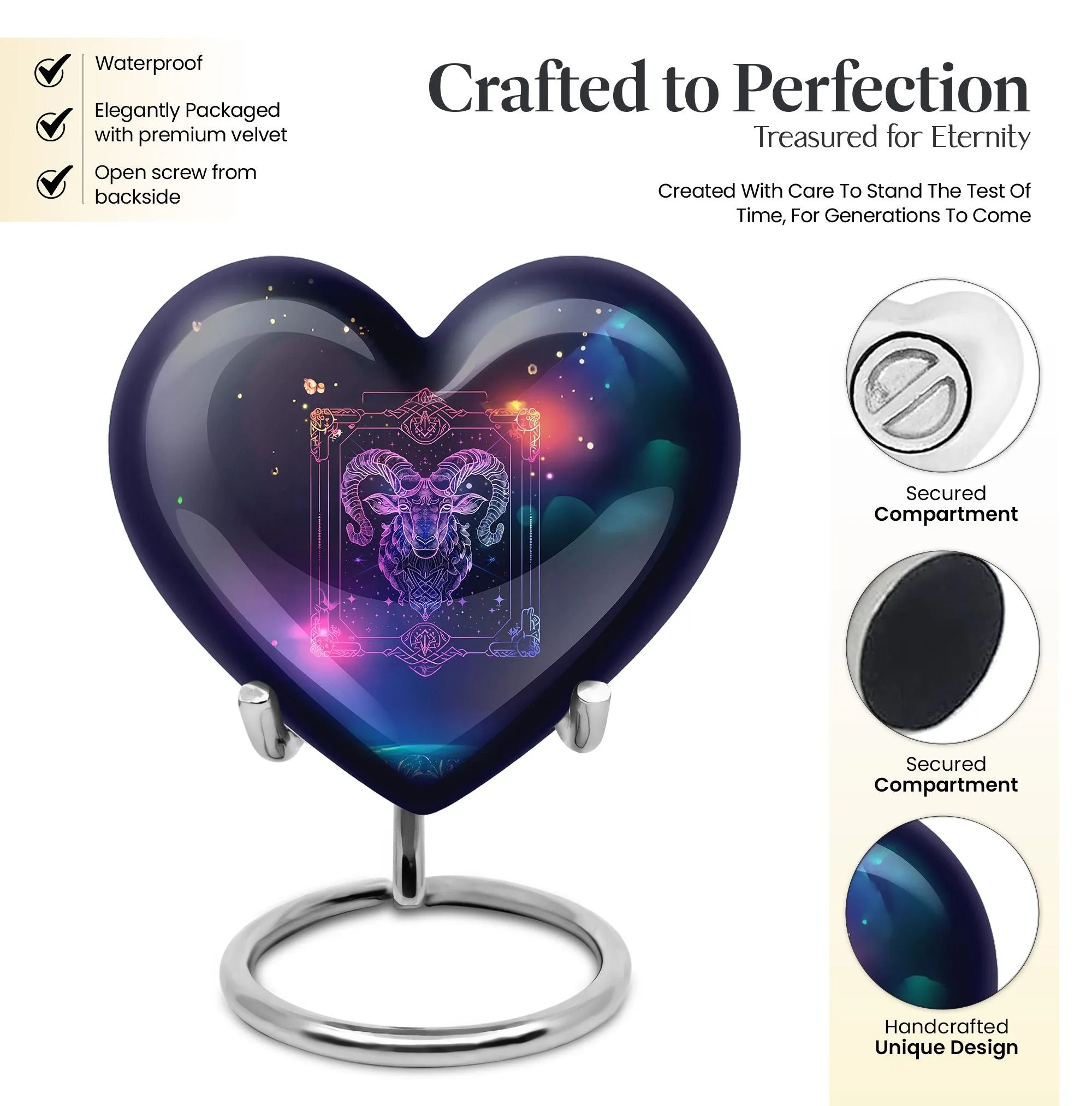 Constellation Zodiac Cremation Urn: Ashes Keeping Elegance