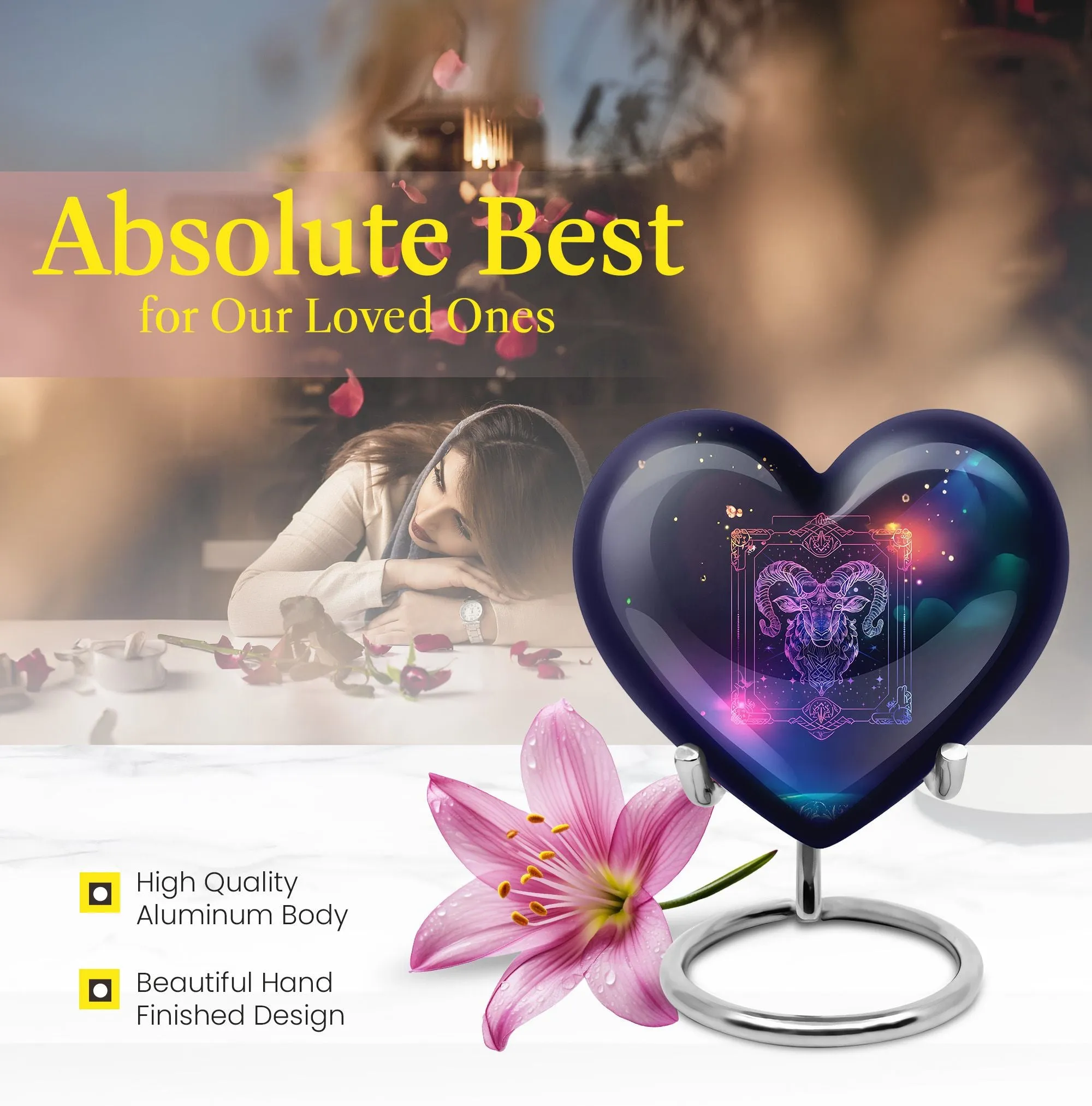 Constellation Zodiac Cremation Urn: Ashes Keeping Elegance