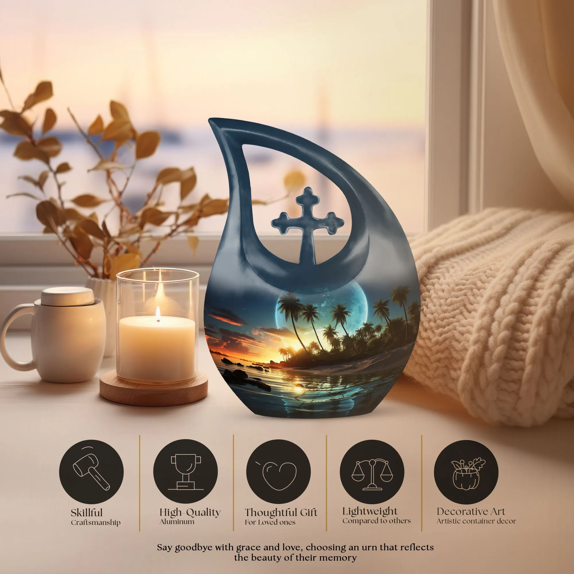 Cosmic Canopy urn - Cremation Urn For Human Ashes