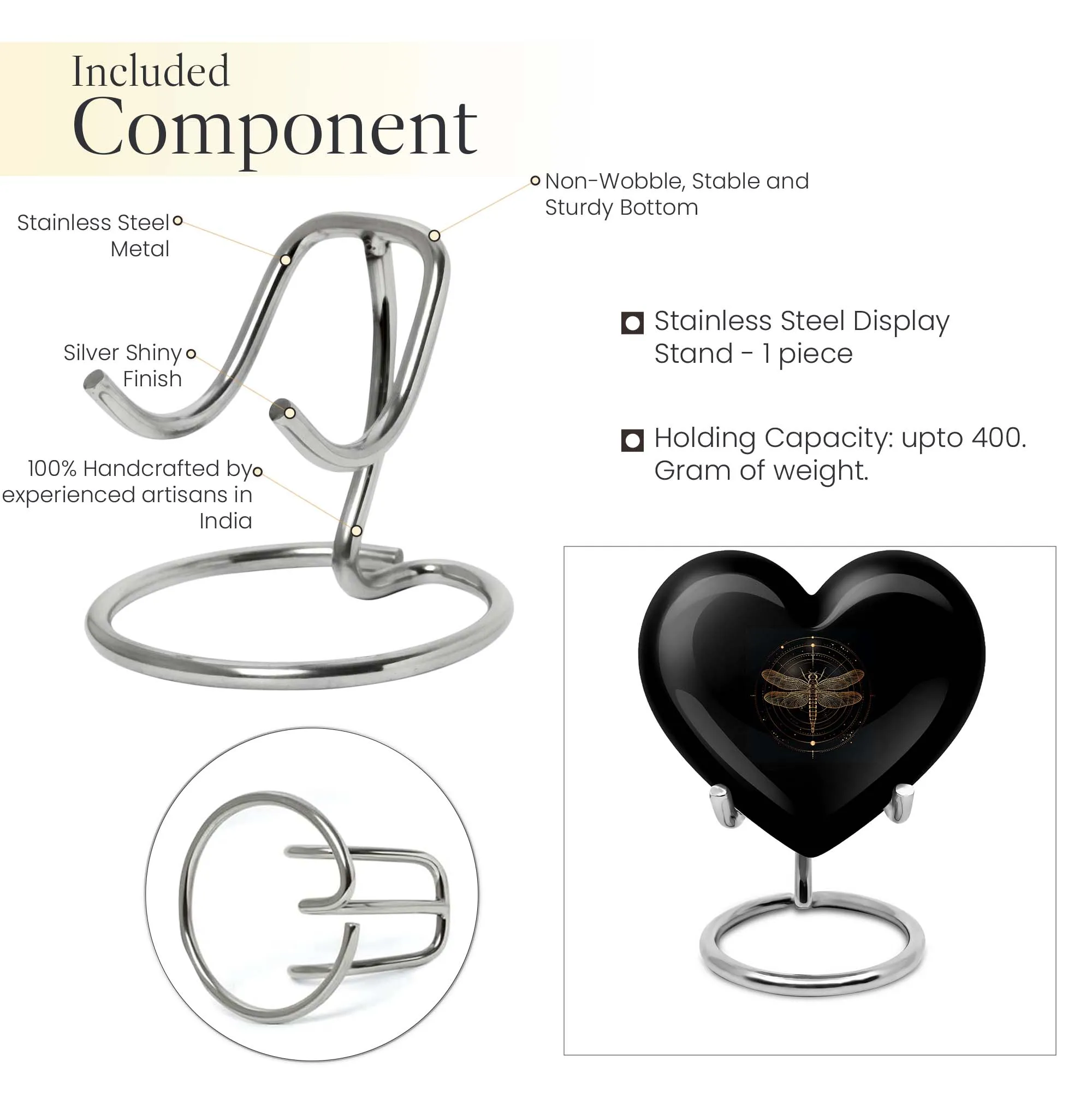 Cosmic Dragonfly Vault: Unique Aluminium Cremation Urn for Ashes