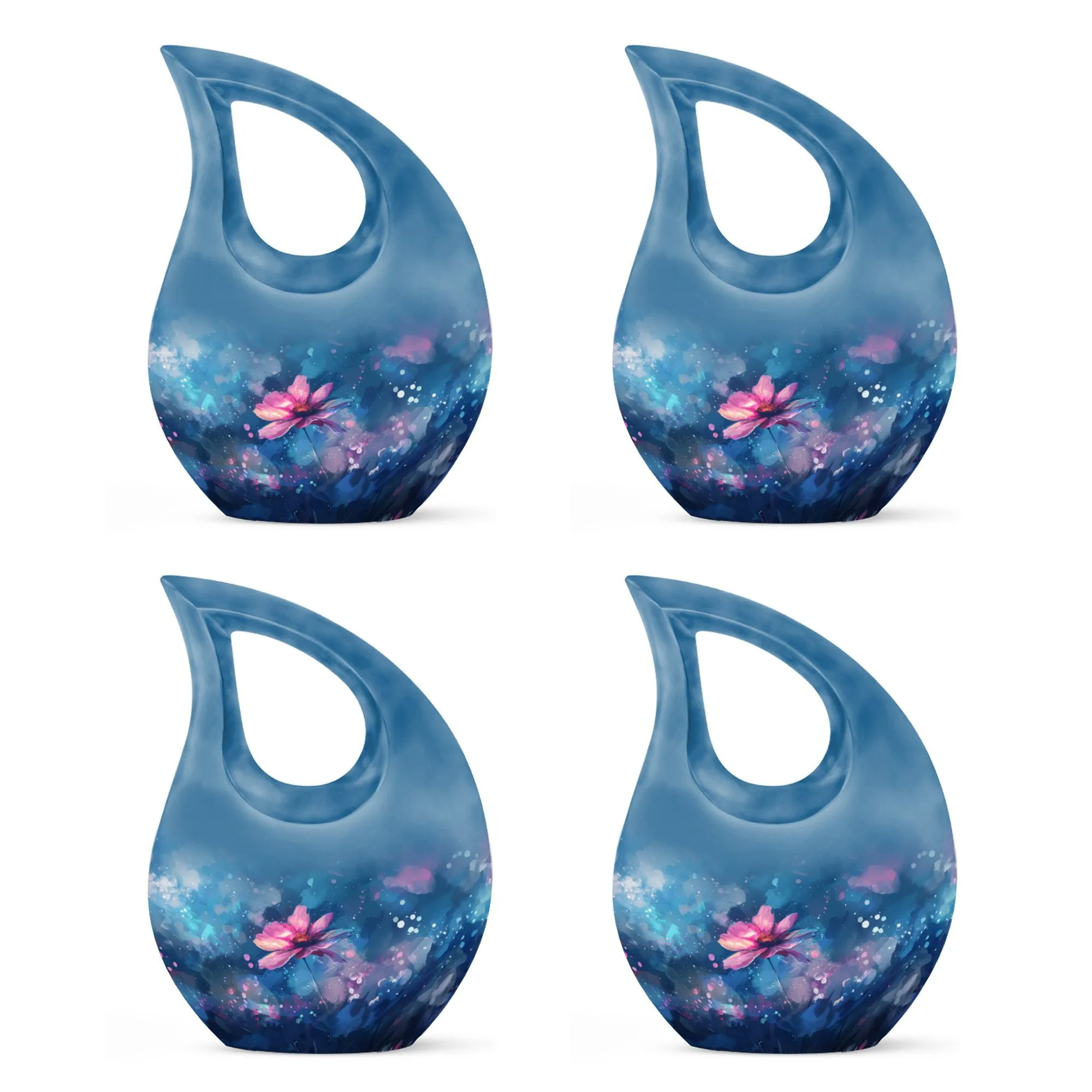 Cosmic Floral Dreamscape Keepsake: Enclave Memorial Urn