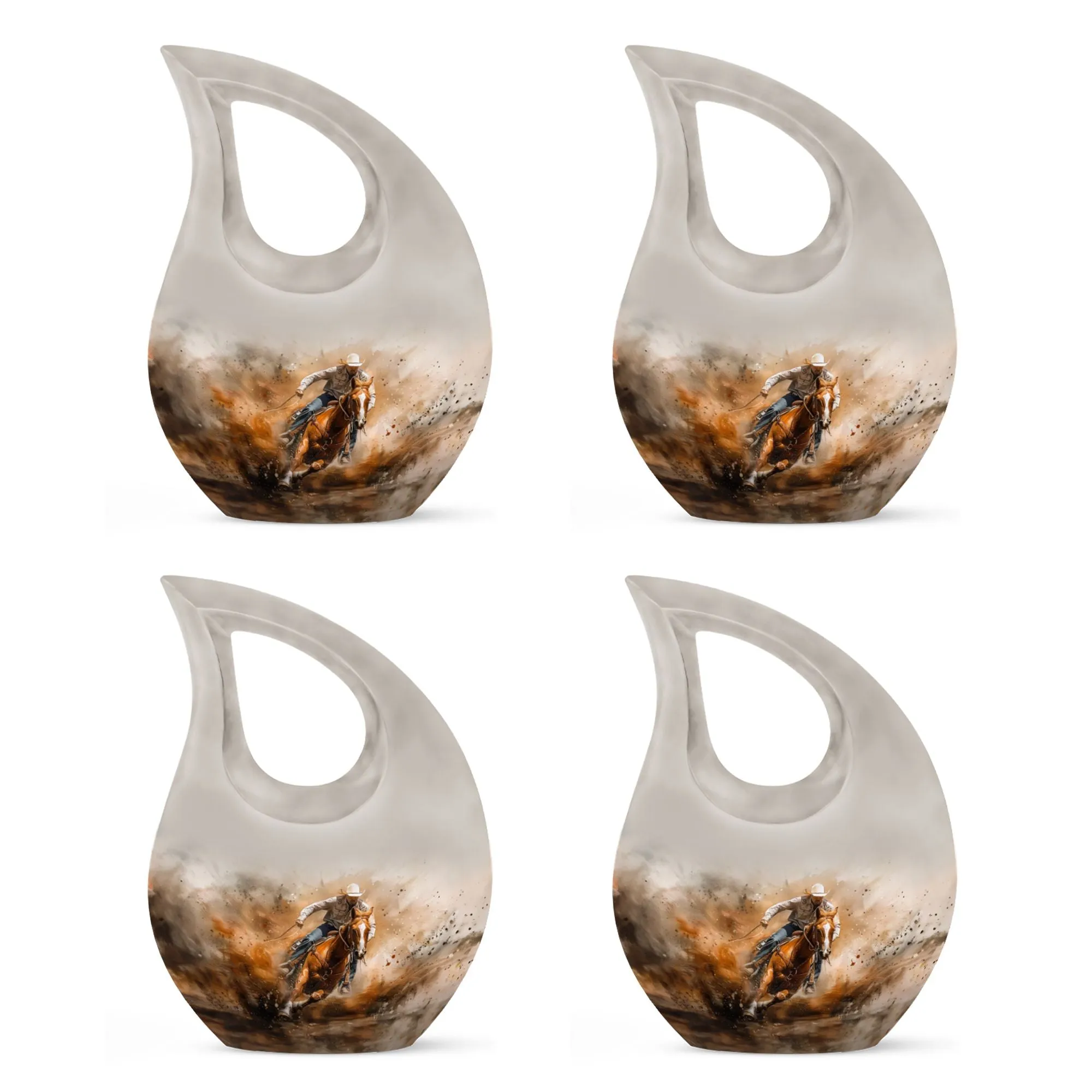 Cowboy Cremation Ash Urns For Humans Memorial & Funeral Urn