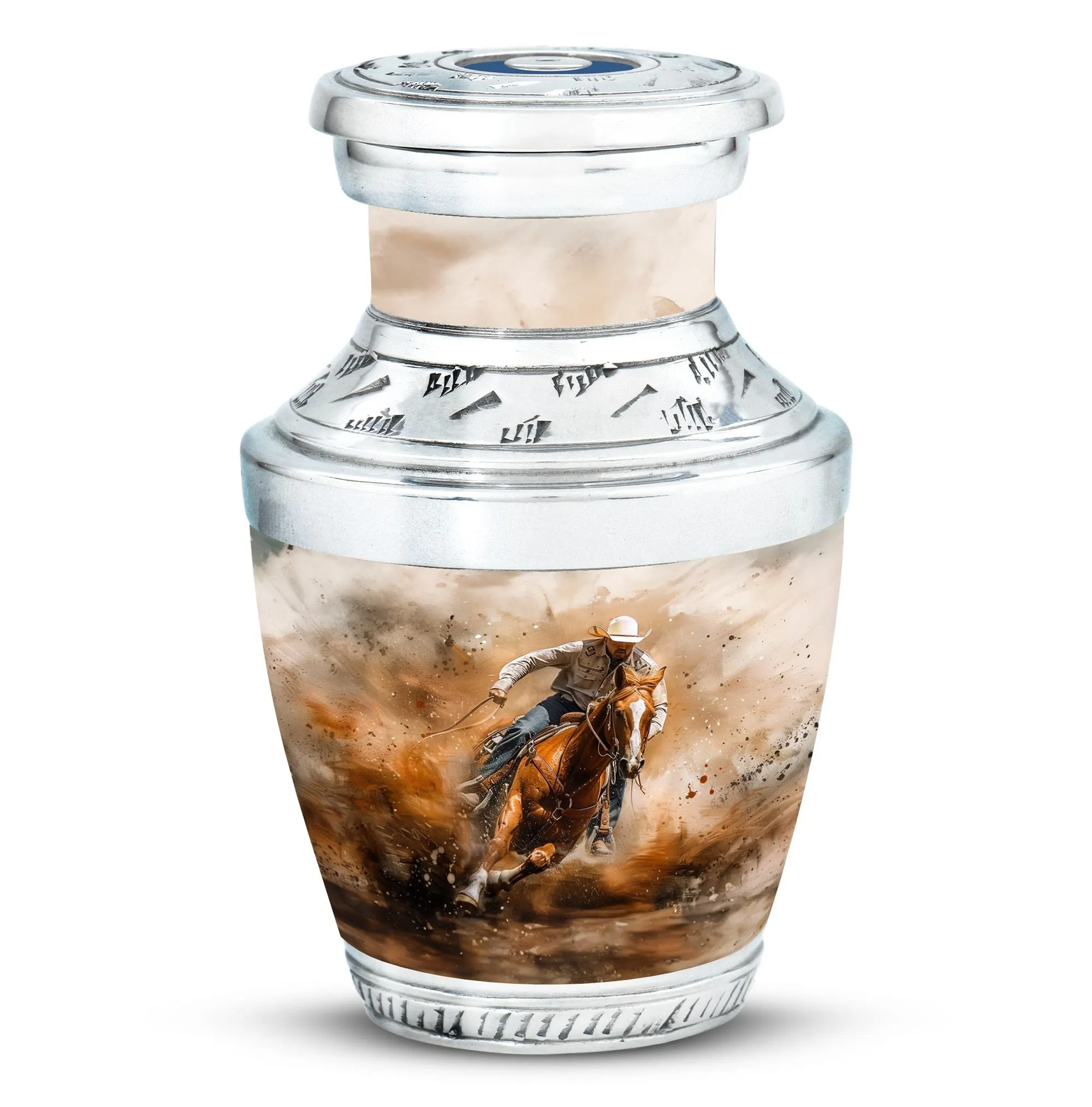 Cowboy Cremation Ash Urns For Humans Memorial & Funeral Urn