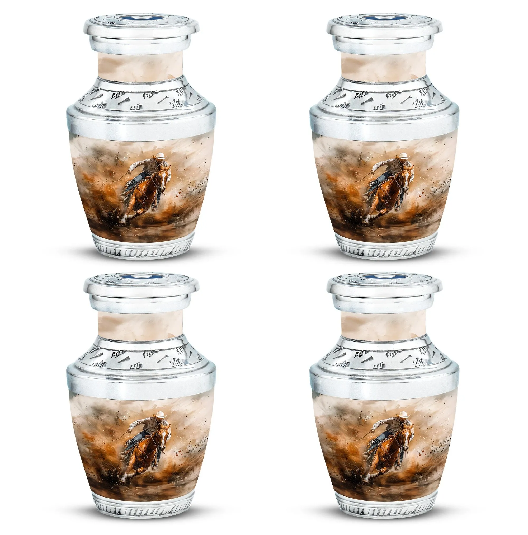 Cowboy Cremation Ash Urns For Humans Memorial & Funeral Urn