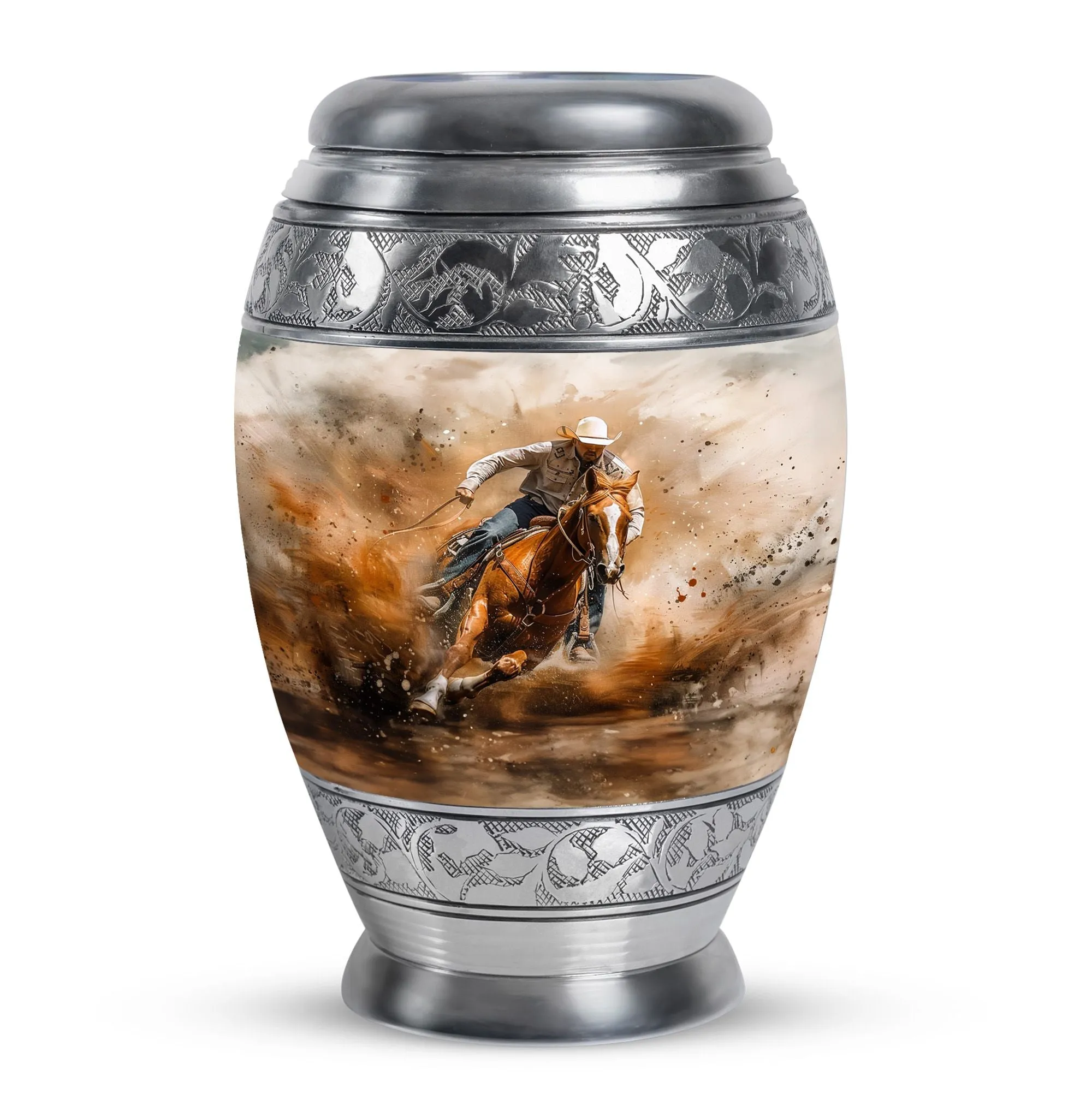 Cowboy Cremation Ash Urns For Humans Memorial & Funeral Urn