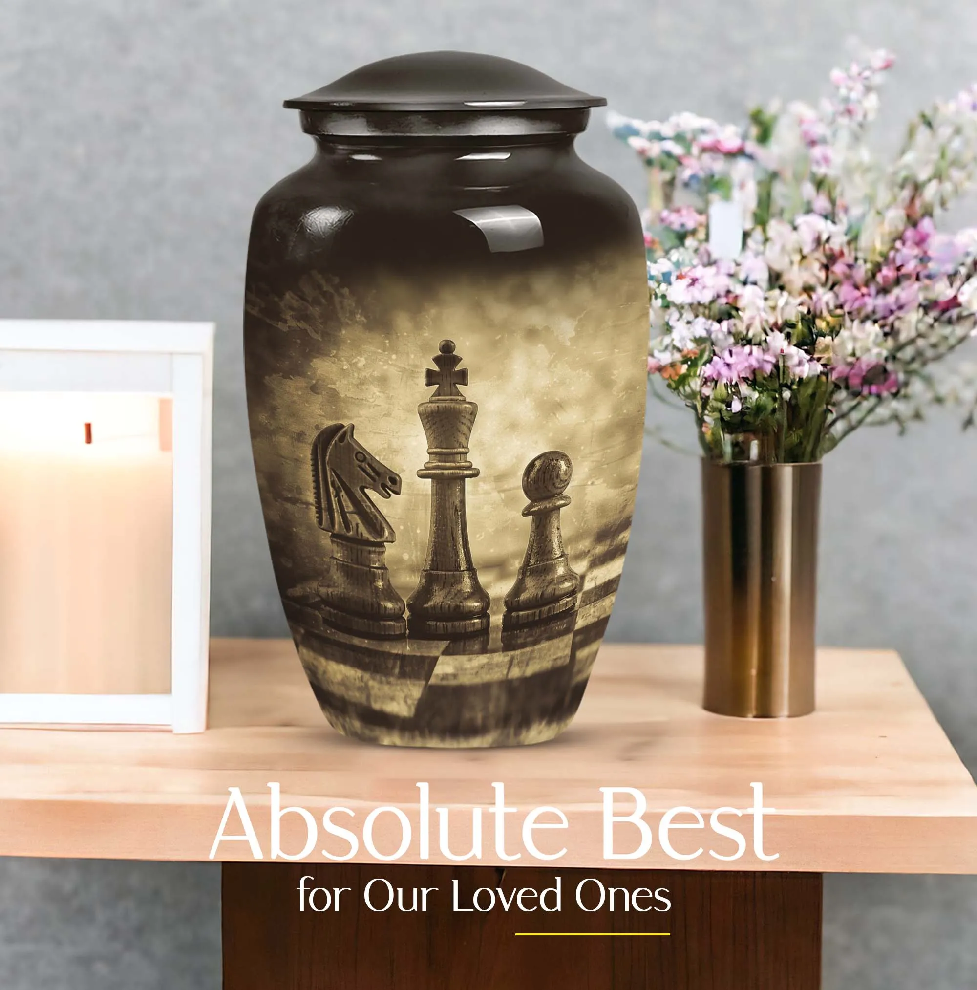 Cremation Urn for Adult Males Ashes - Urn for Adult