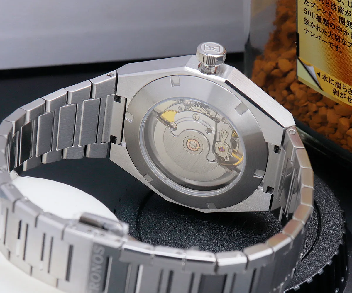 Cronos 39mm Hourglass Dial PT5000 Men Watch L6028