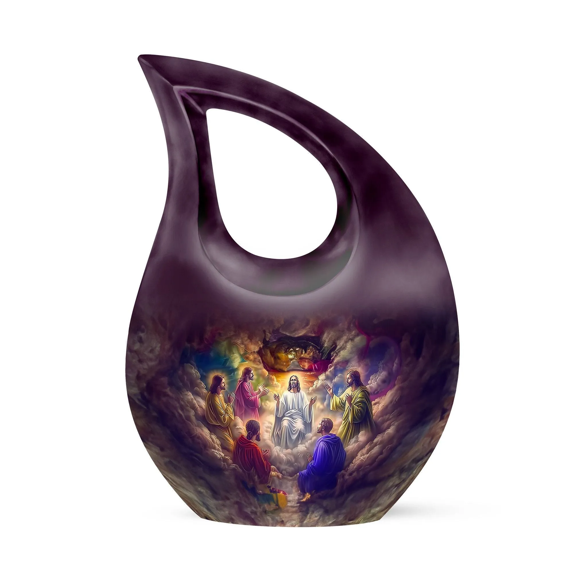 Cross Drop Jesus Miniature Urn for Cherished Memories