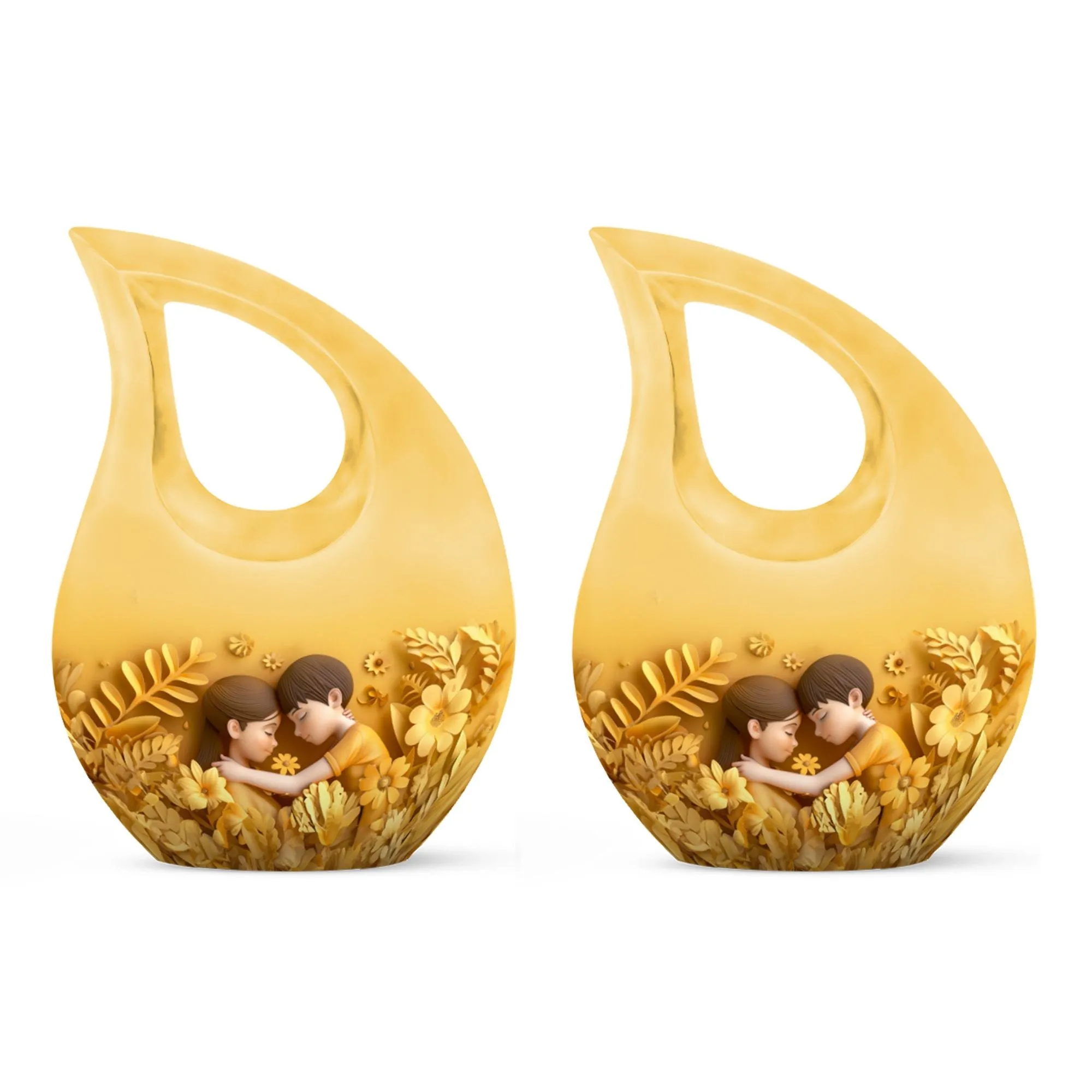 Cross Drop Mother Urn: Adult Cremation Urn For Human Ashes Remans