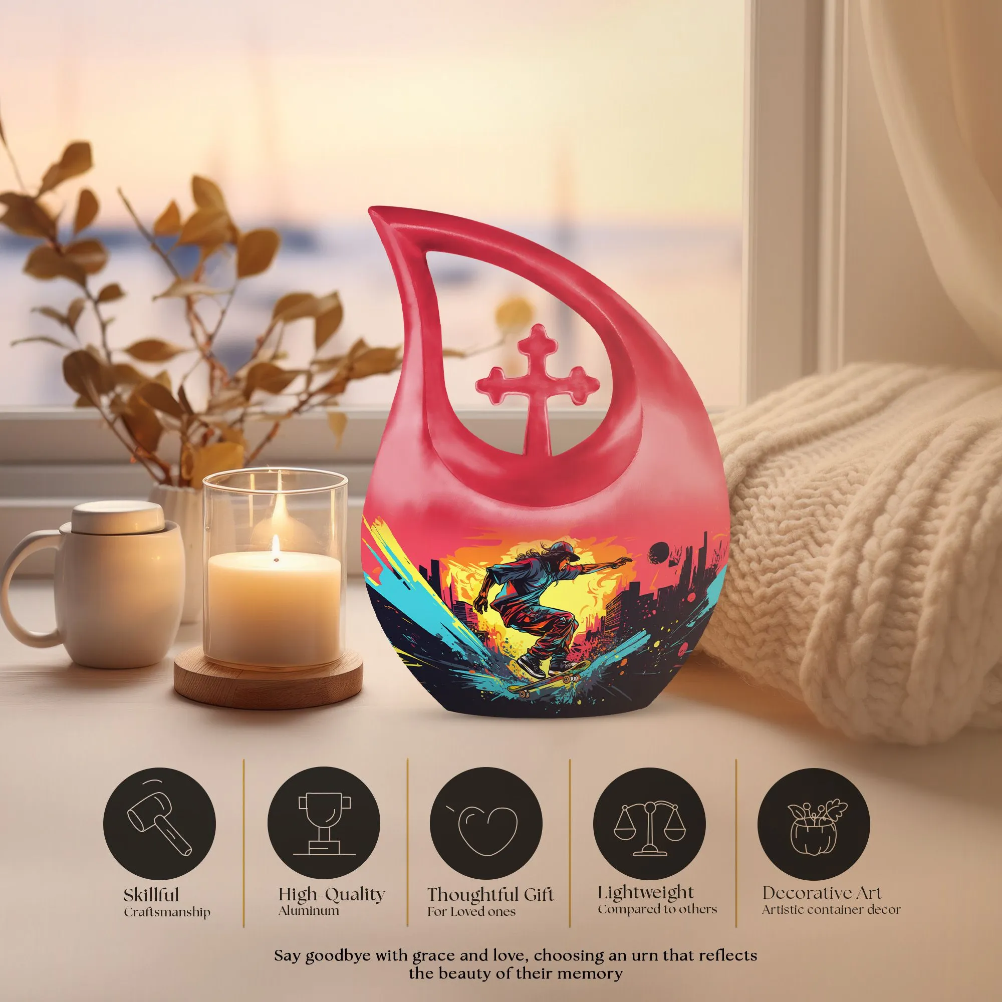 Cross Drop Sports Urn: A Legacy Preserver for Your Loved One