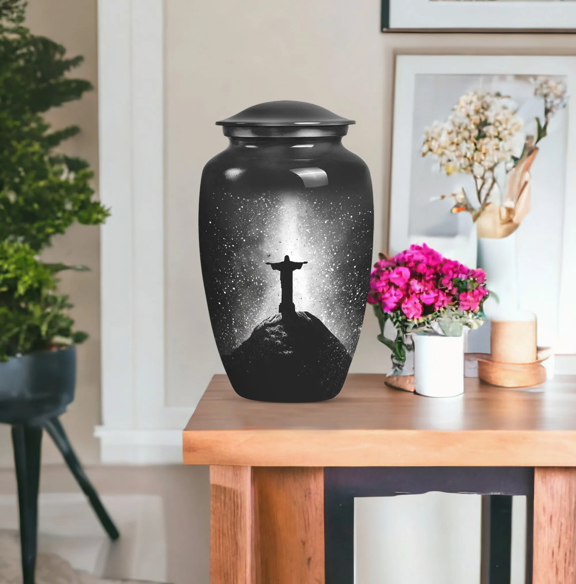 Cross Urn Emporium Crafted Memorial Urn for Adult Male
