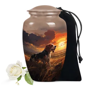 Custom Beagle Urn for Pet Ashes