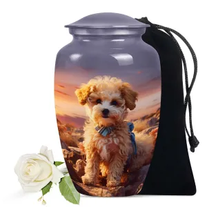 Custom Cremation Pet Urn for Small Dog Breed