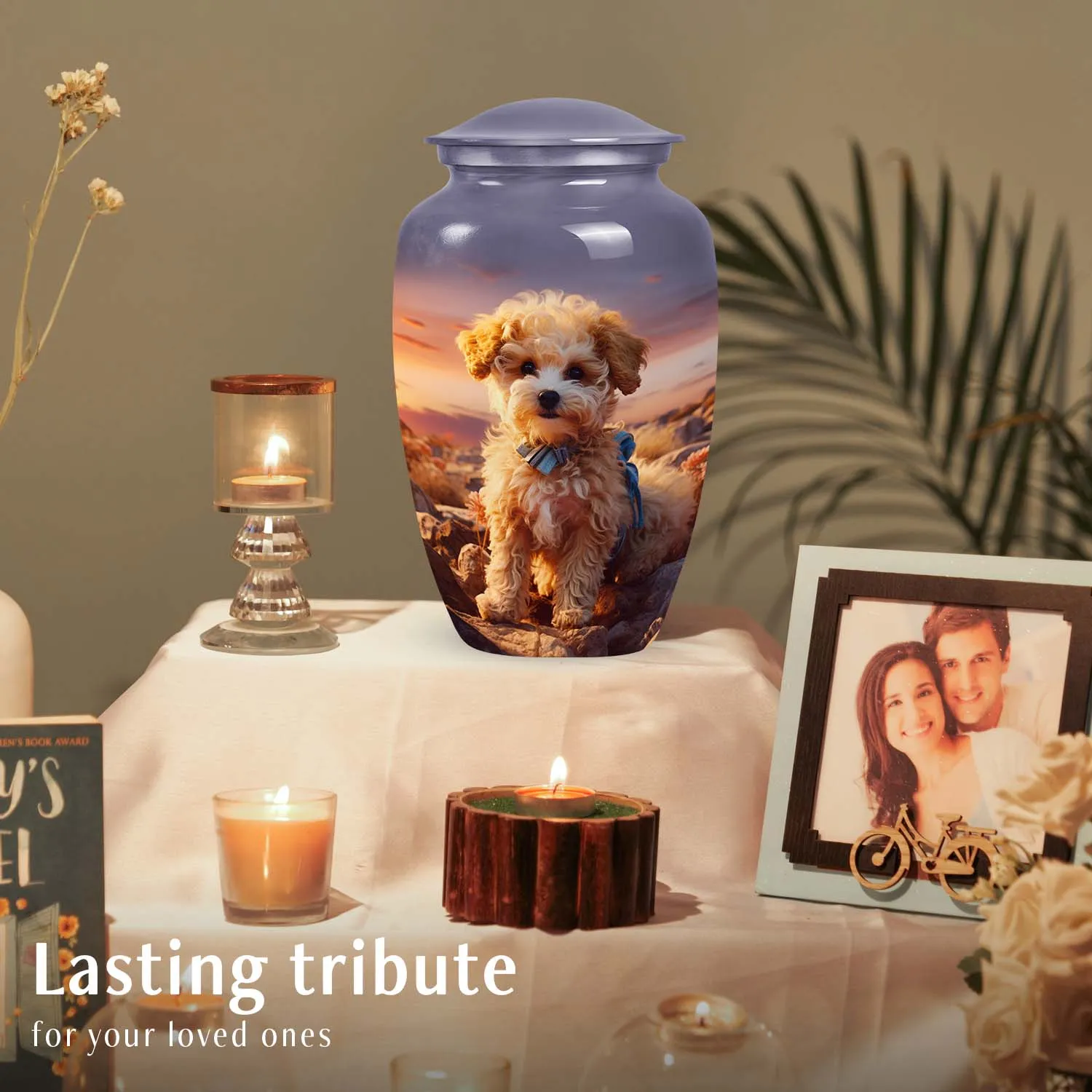 Custom Cremation Pet Urn for Small Dog Breed
