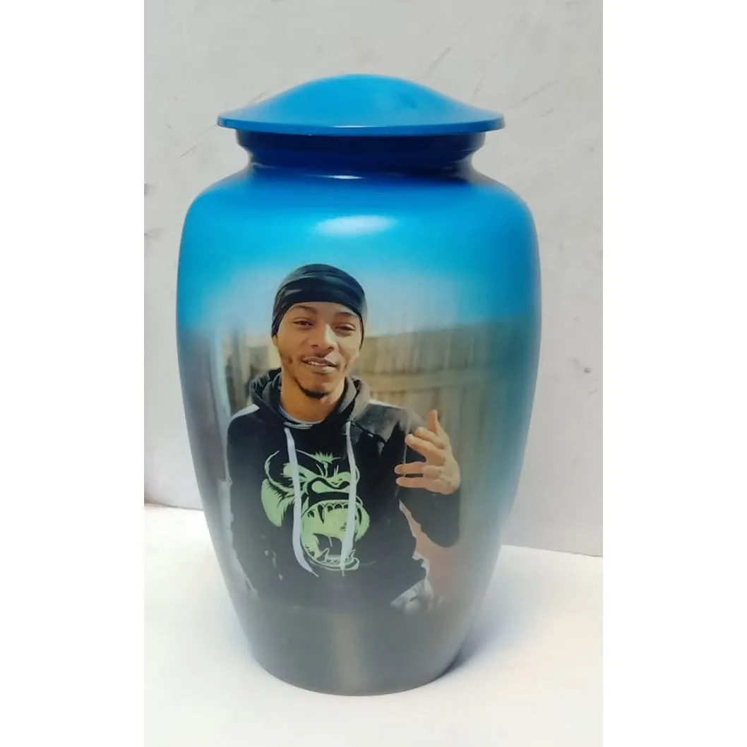 Custom Cremation Urn| Beautiful lasting image of your loved one| Supply your image, incredible