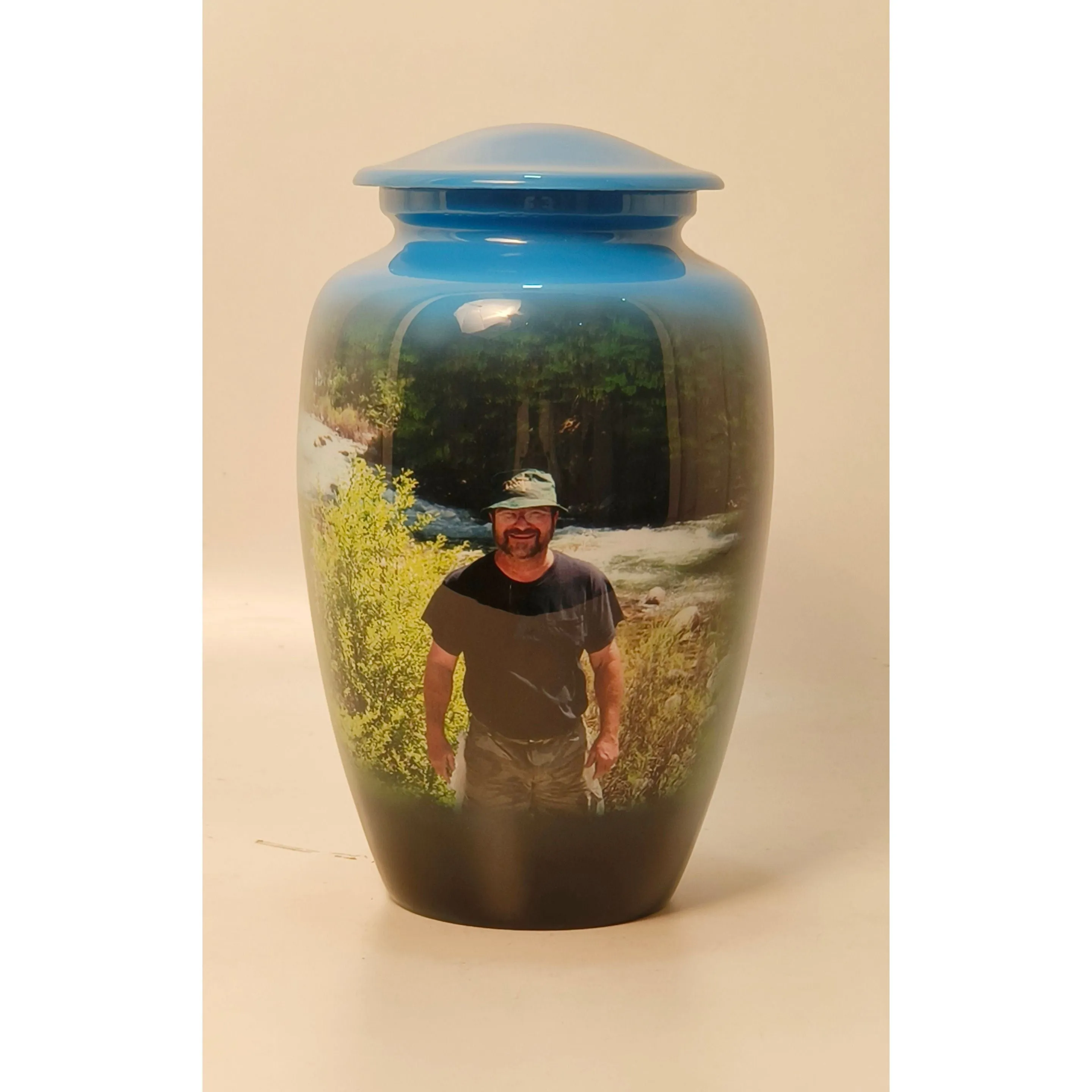 Custom Cremation Urn| Beautiful lasting image of your loved one| Supply your image, incredible
