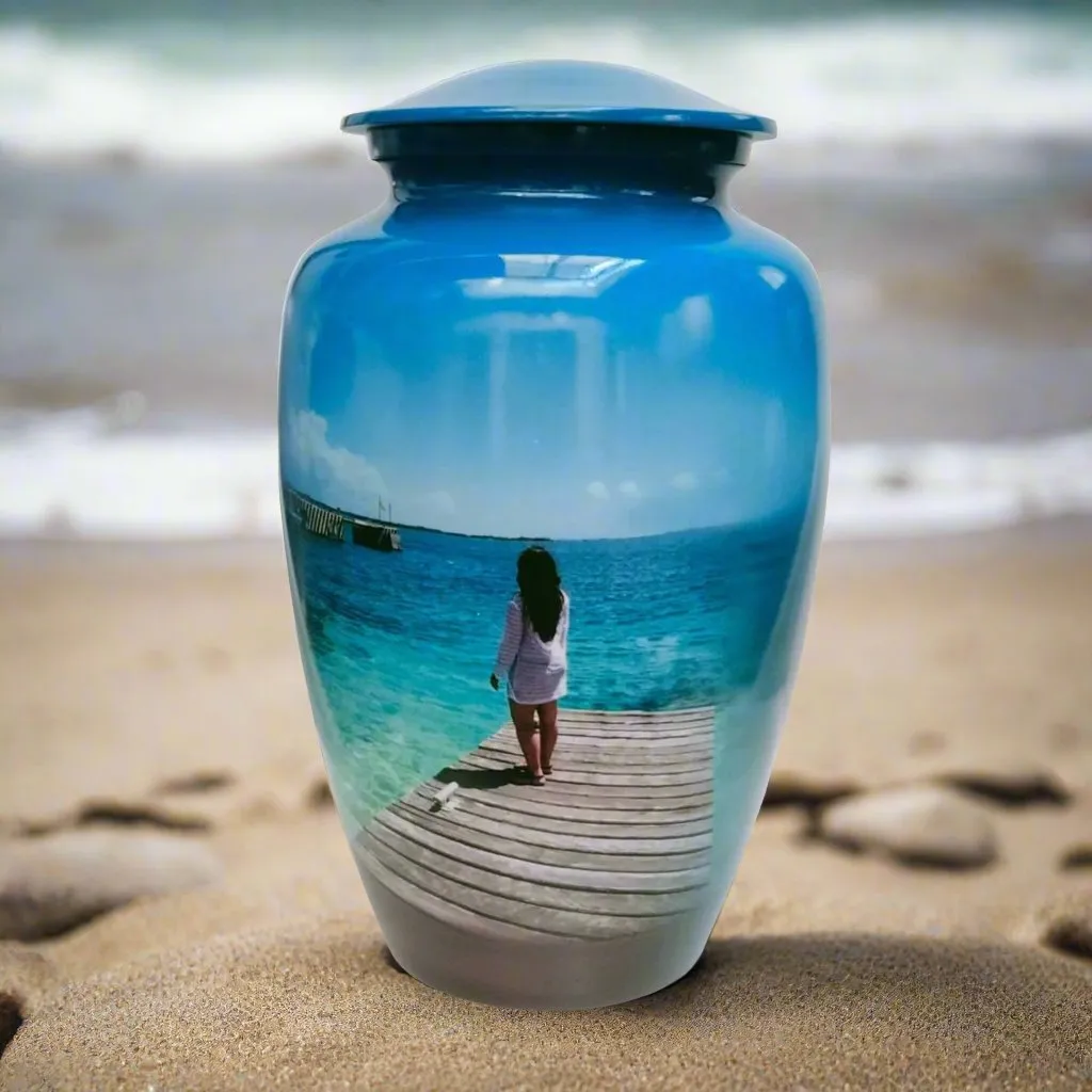 Custom Cremation Urn| Beautiful lasting image of your loved one| Supply your image, incredible
