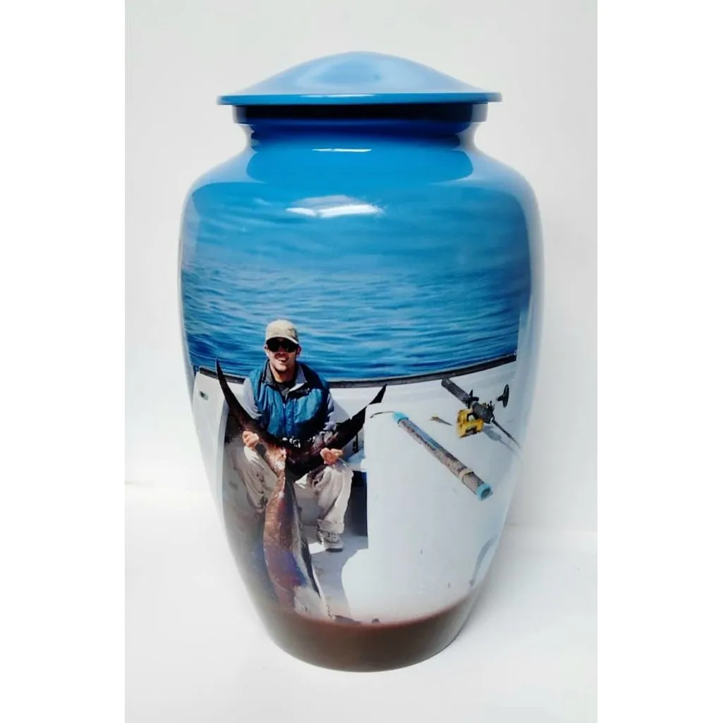 Custom Cremation Urn| Beautiful lasting image of your loved one| Supply your image, incredible