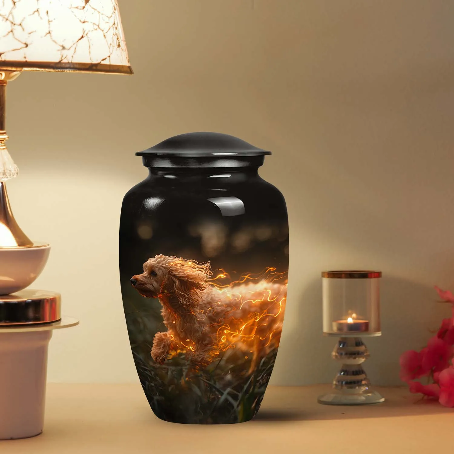 Custom Dog Urn for Pet Cremated Ashes