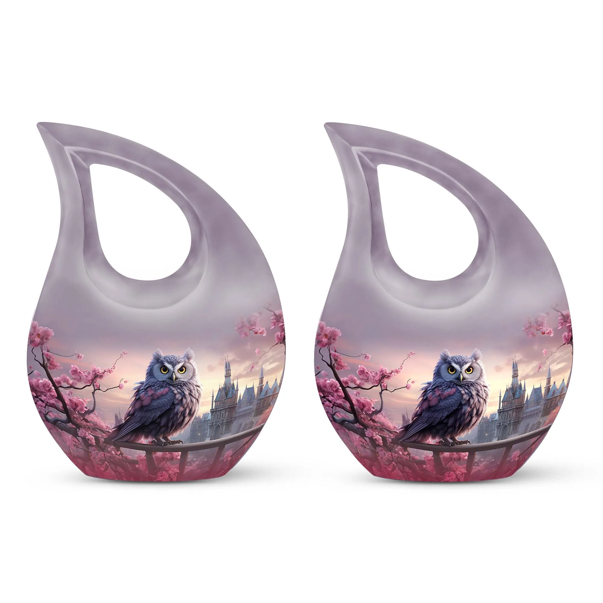 Custom Owl Tribute Personalized Memorial Urn Embracing Uniqueness