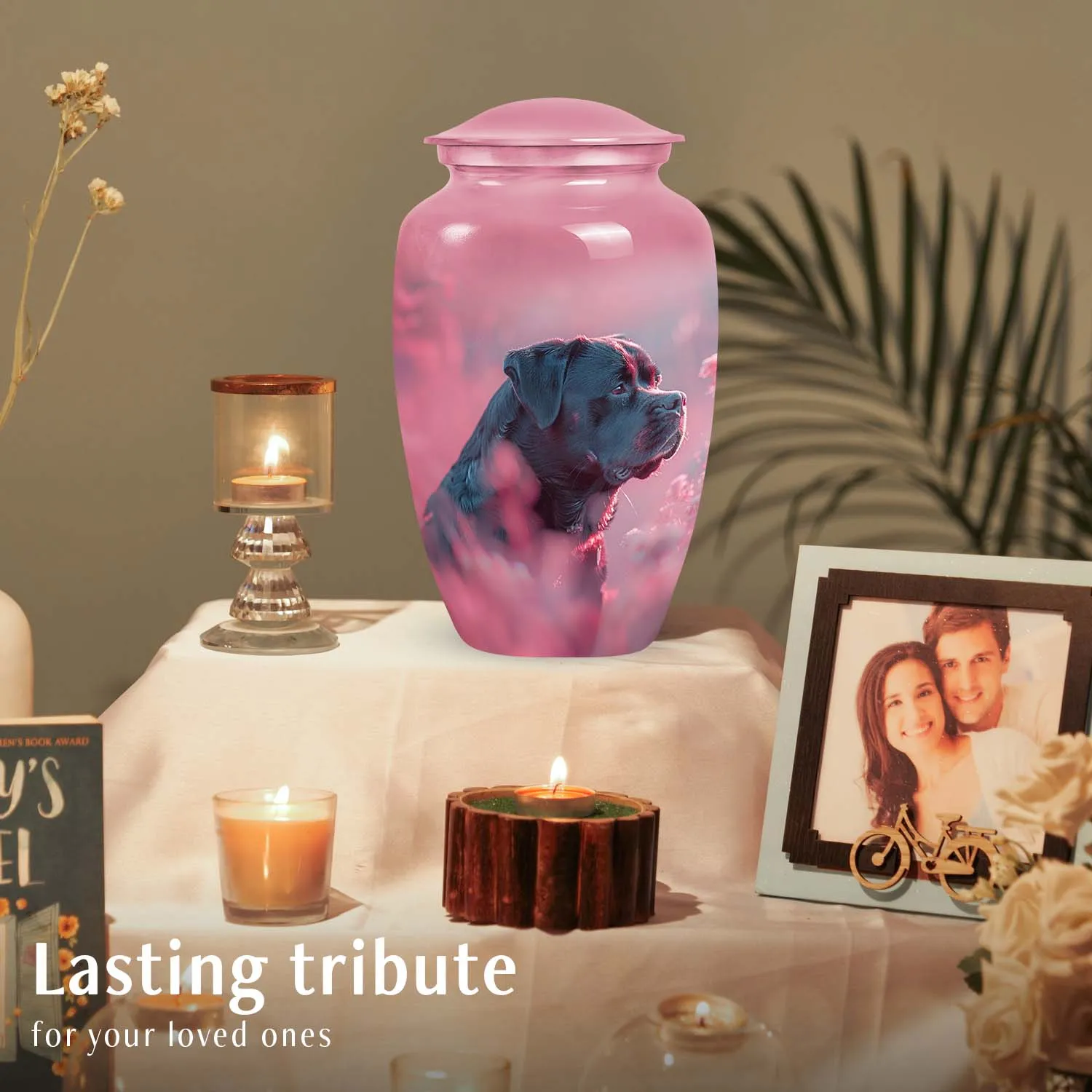 Custom Rottweiler Cremation Urn for Pet Ashes