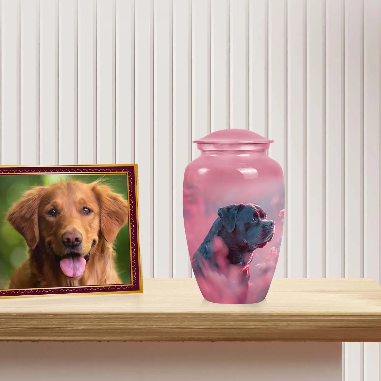 Custom Rottweiler Cremation Urn for Pet Ashes