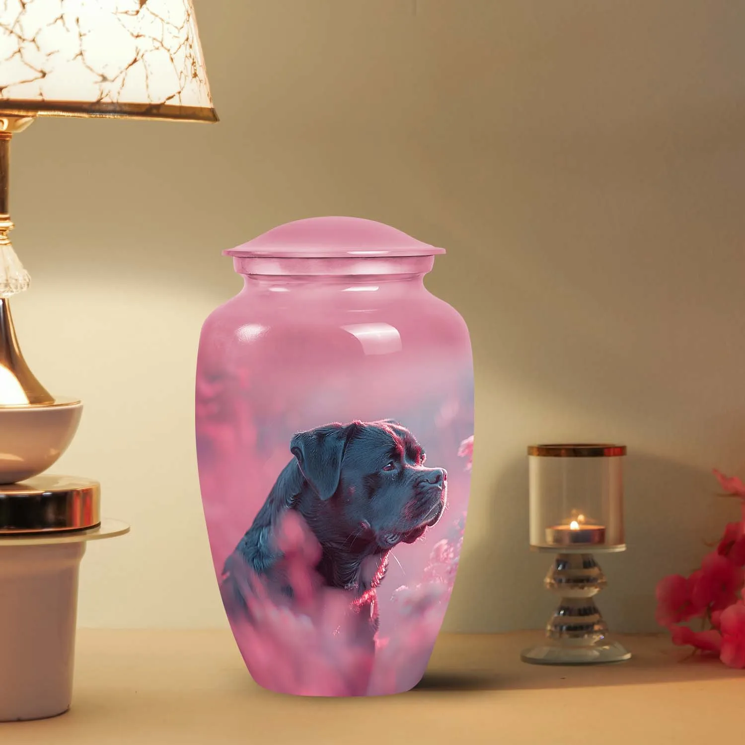 Custom Rottweiler Cremation Urn for Pet Ashes