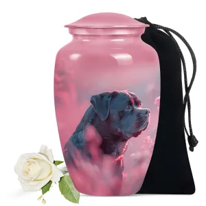 Custom Rottweiler Cremation Urn for Pet Ashes