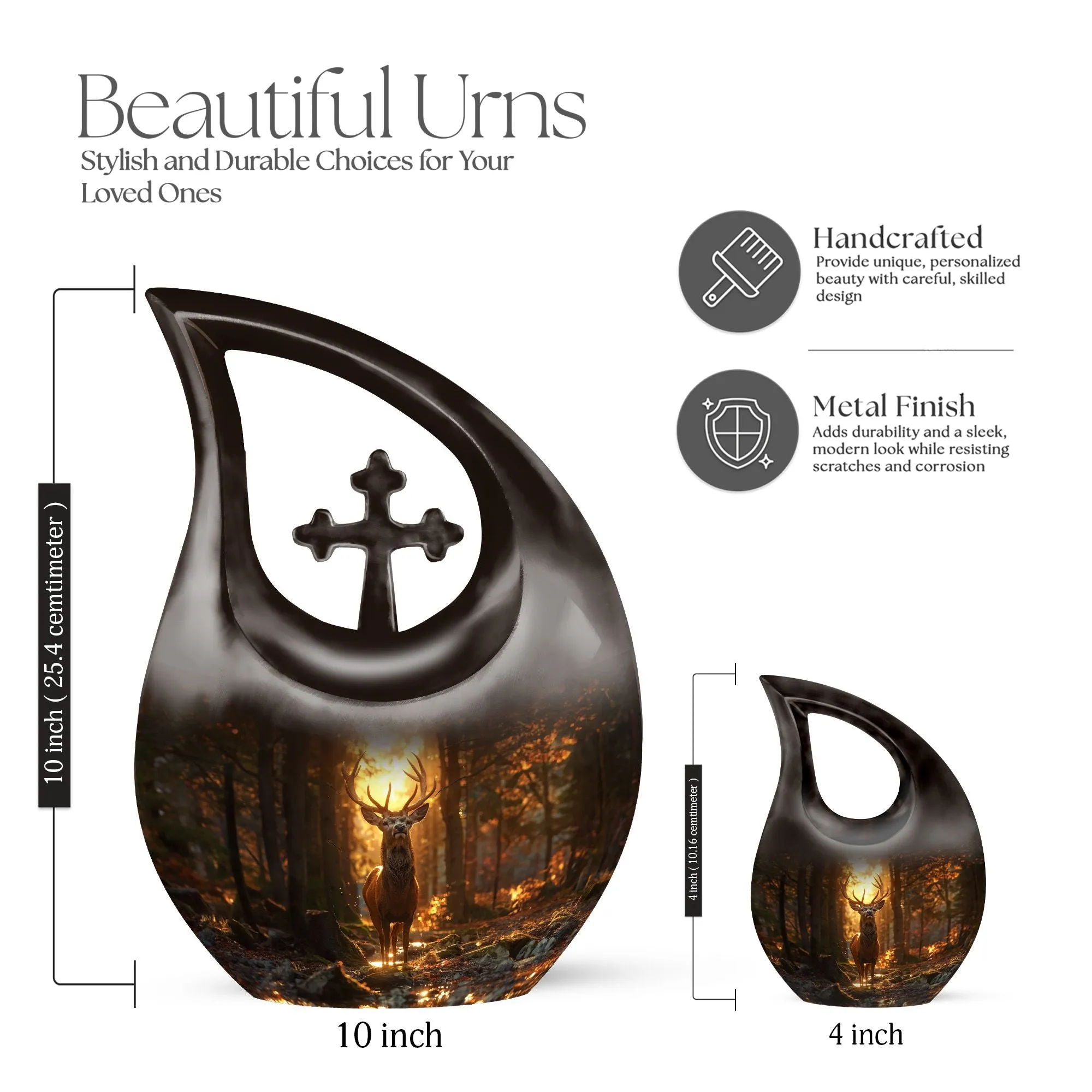 Deer Cremation Urn - A Lasting Tribute for Cherished Memories
