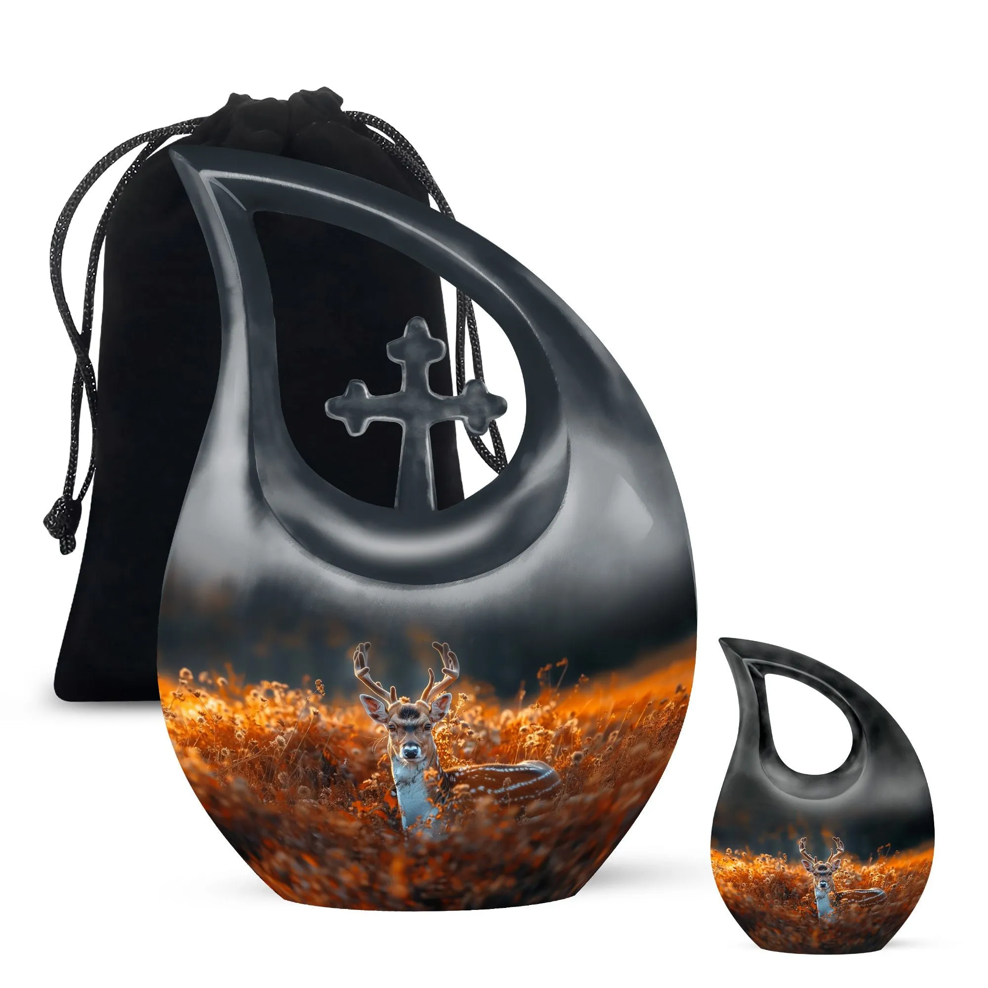 Deer Themed Cremation Urn -Affordable Solution For Memorializing